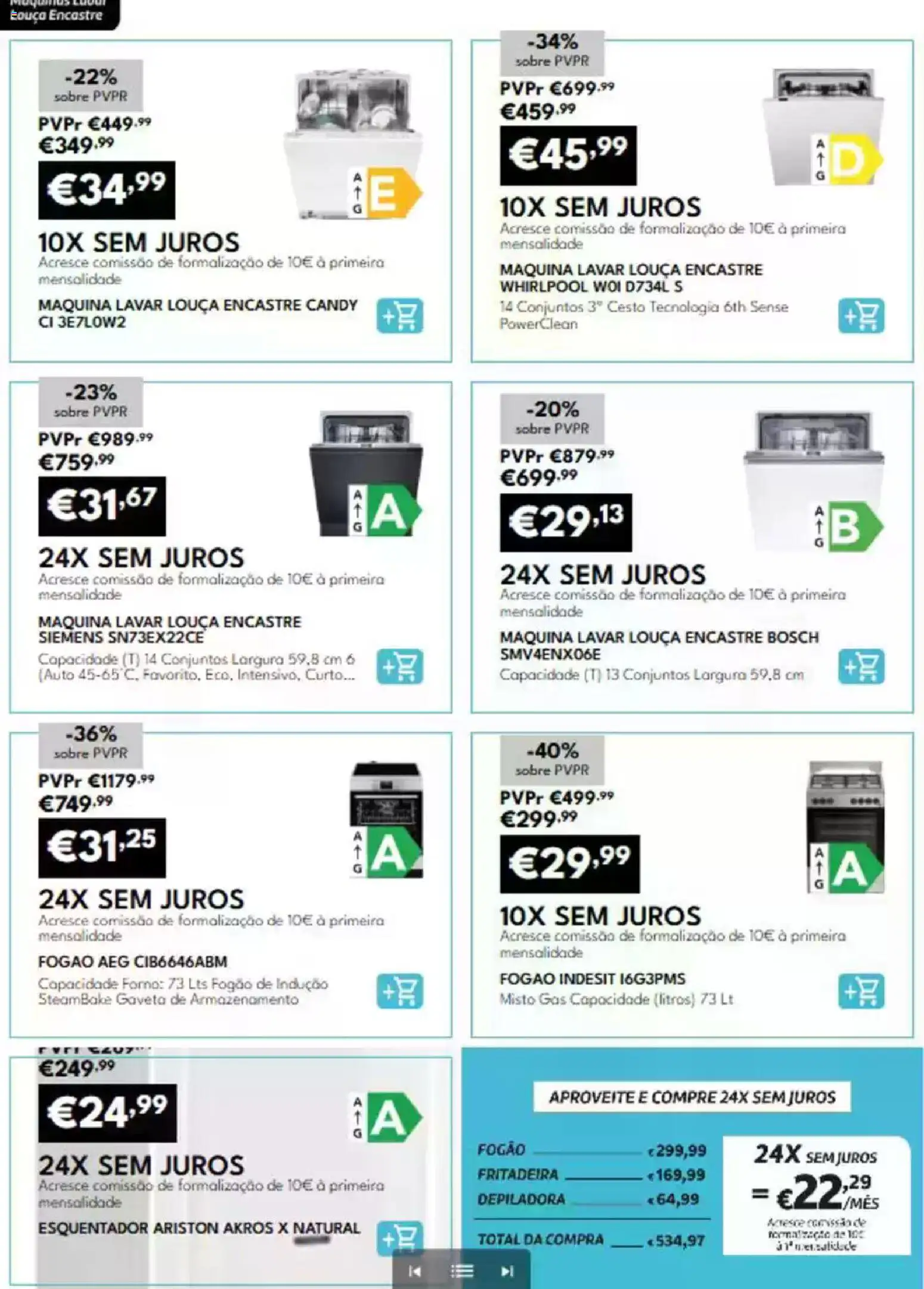 Radio Popular folheto 24x sem Juros │ válido de 01/07/2026 | Página: 21 | Produtos: Forno, Fogão, Depiladora, Whirlpool