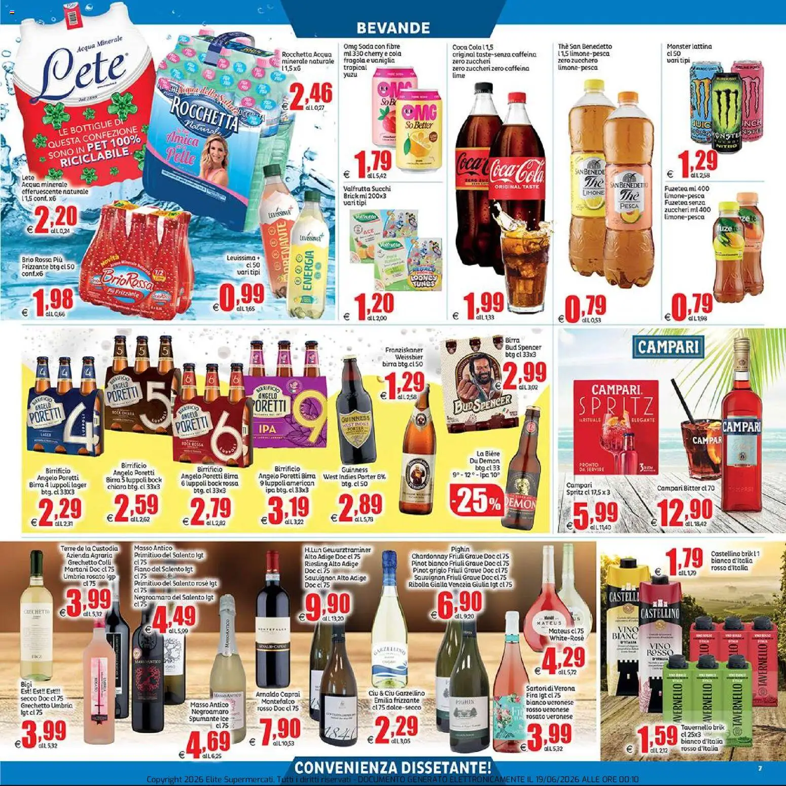 Volantino Elite Supermercati del 19.06.2026 | Pagina: 7