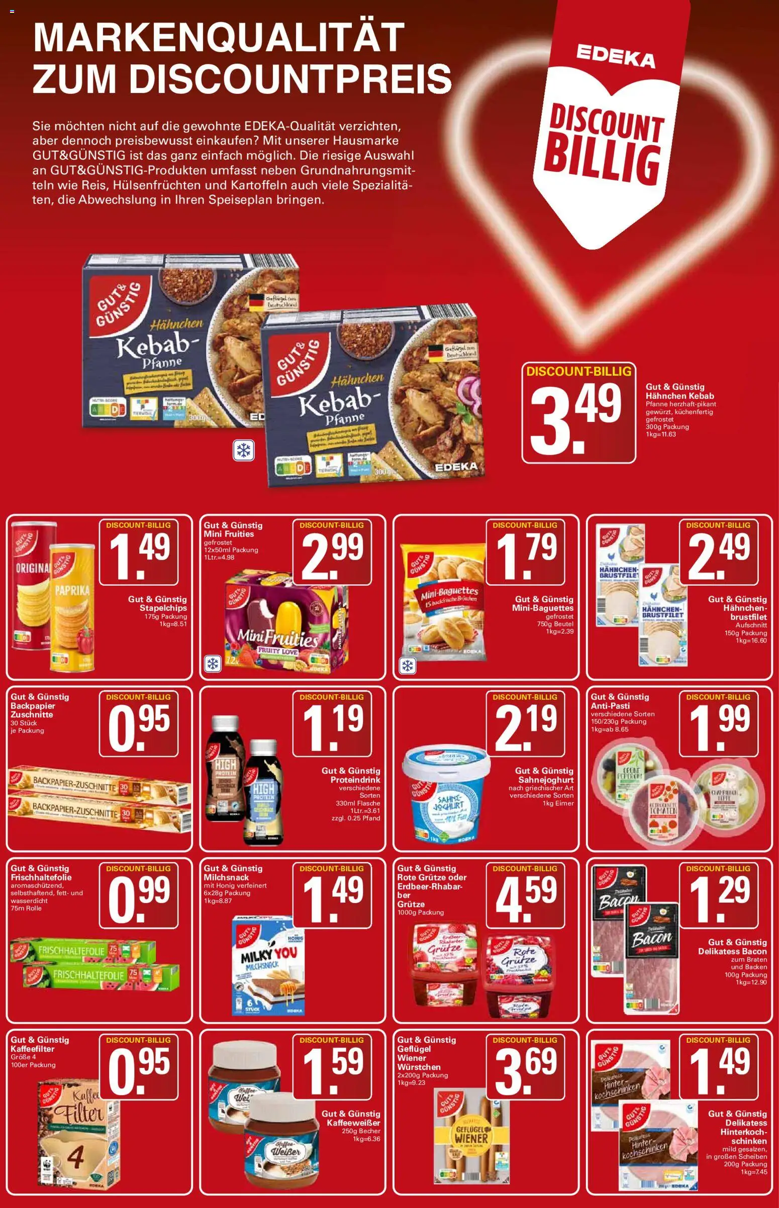 WEZ Prospekt – gültig ab 17.08.2026 | Seite: 15 | Produkte: Joghurt, Paprika, Schinken, Sahne