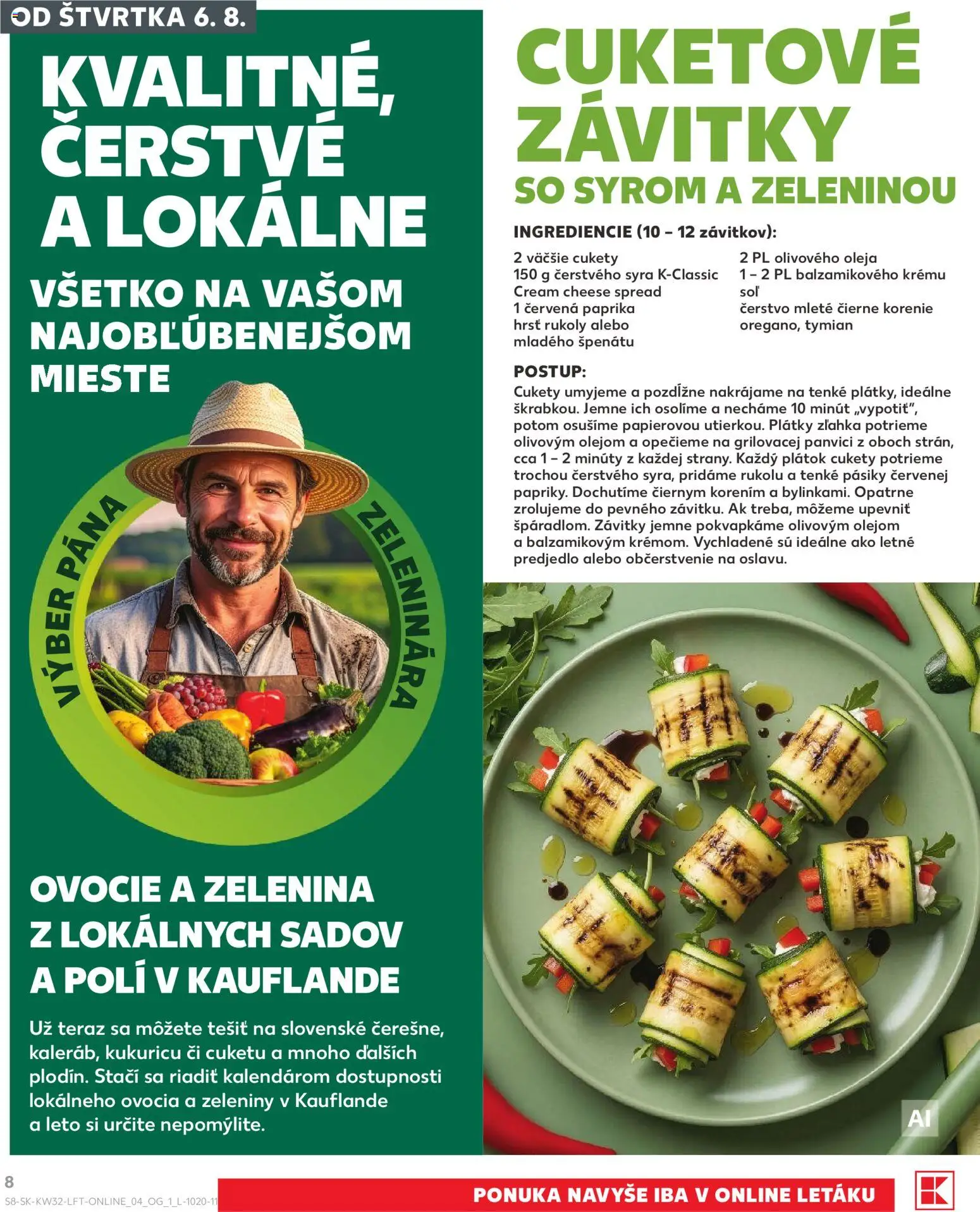 Nové Kaufland akcie – leták je platný od 06.08.2026 | Strana: 8 | Produkty: Paprika, Čierne korenie, Korenie, Ovocie
