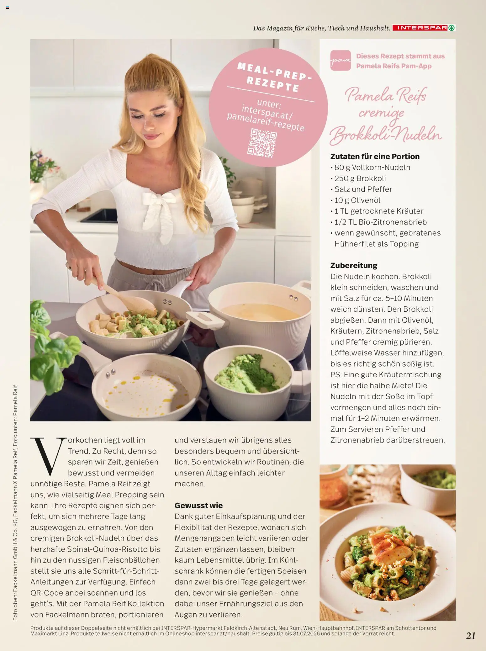 Maximarktr Mein Zuhause Magazin gültig ab 07.04.2026 | Seite: 21 | Produkte: Soße, Salz, Tisch, Schrank