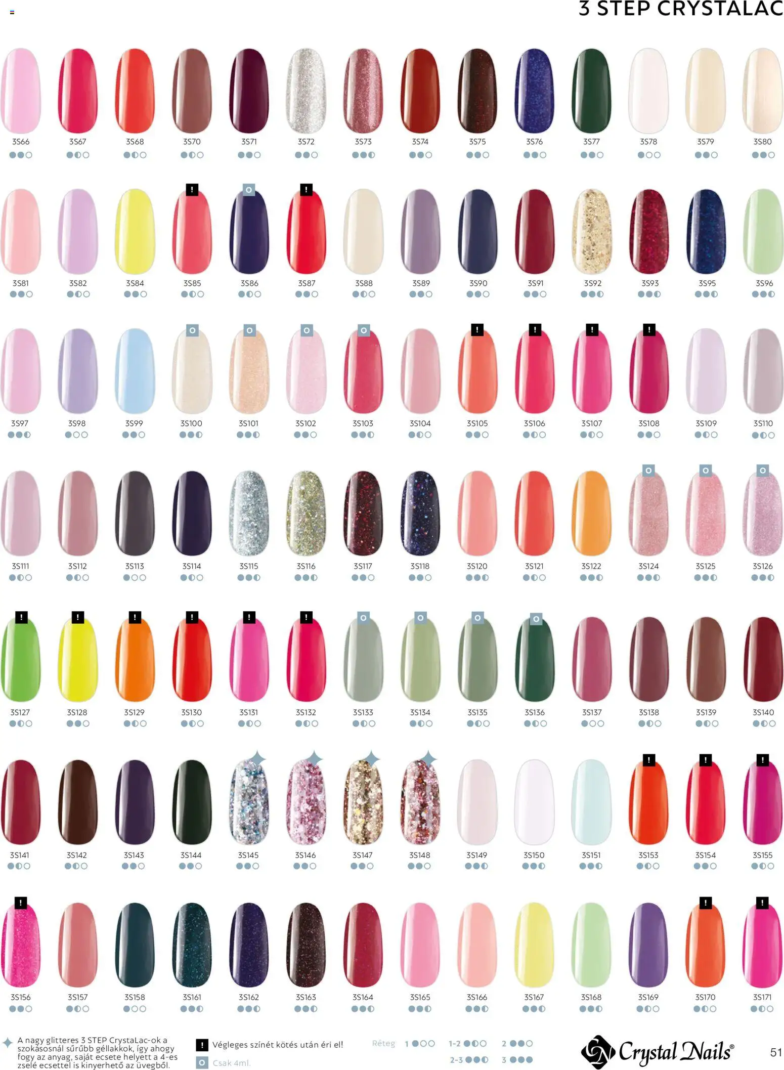Crystal Nails akciós ujság - amely érvényes a következő dátumtól: 2026.03.09. | Oldal: 51