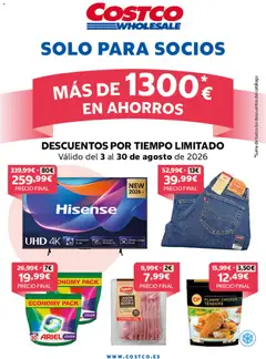 Vista previa Costco catálogo válido desde el 03/08/2026