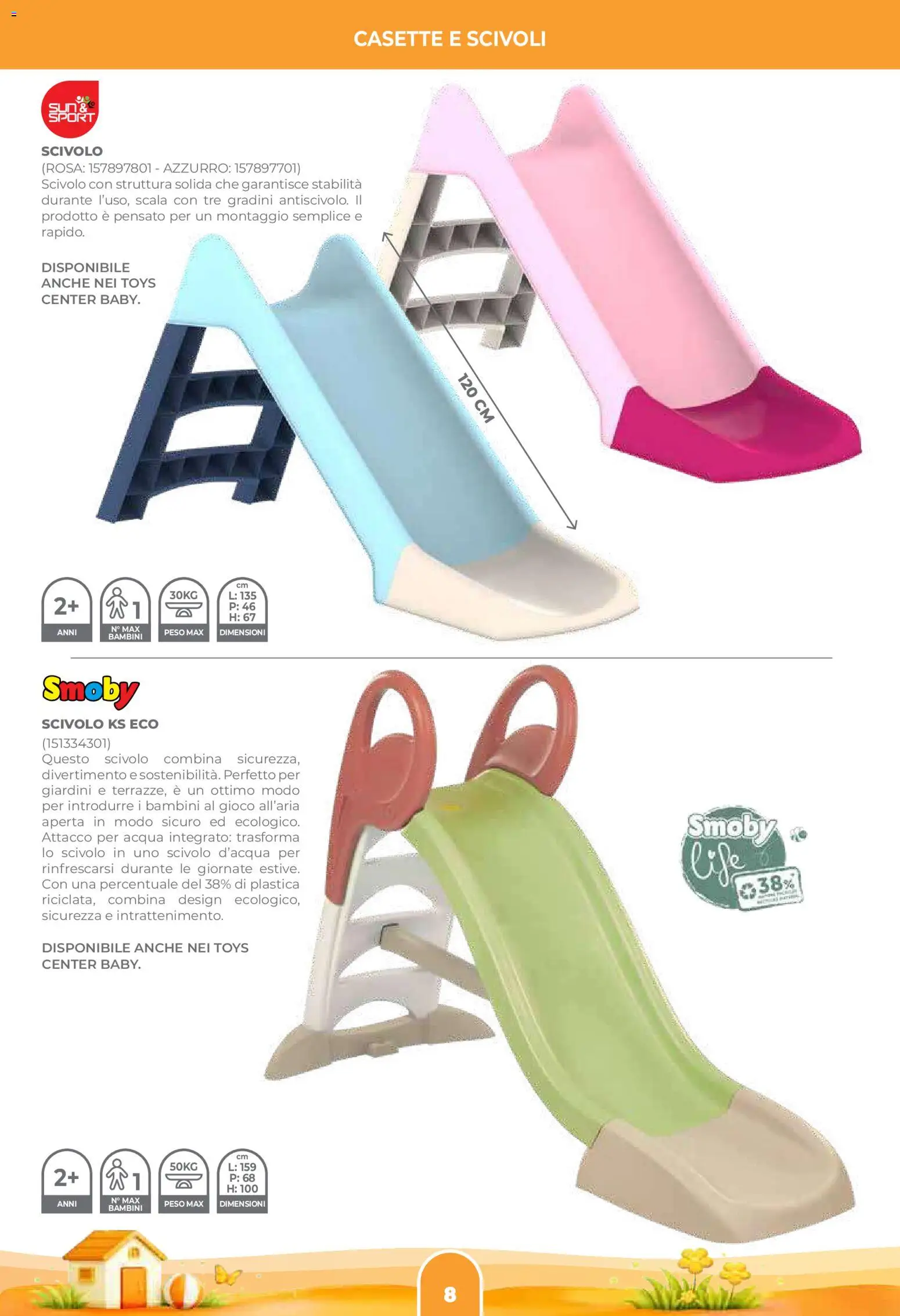 Volantino Toys Center del 02.04.2026 | Pagina: 10 | Prodotti: Acqua, Scivolo, Scala, Gioco