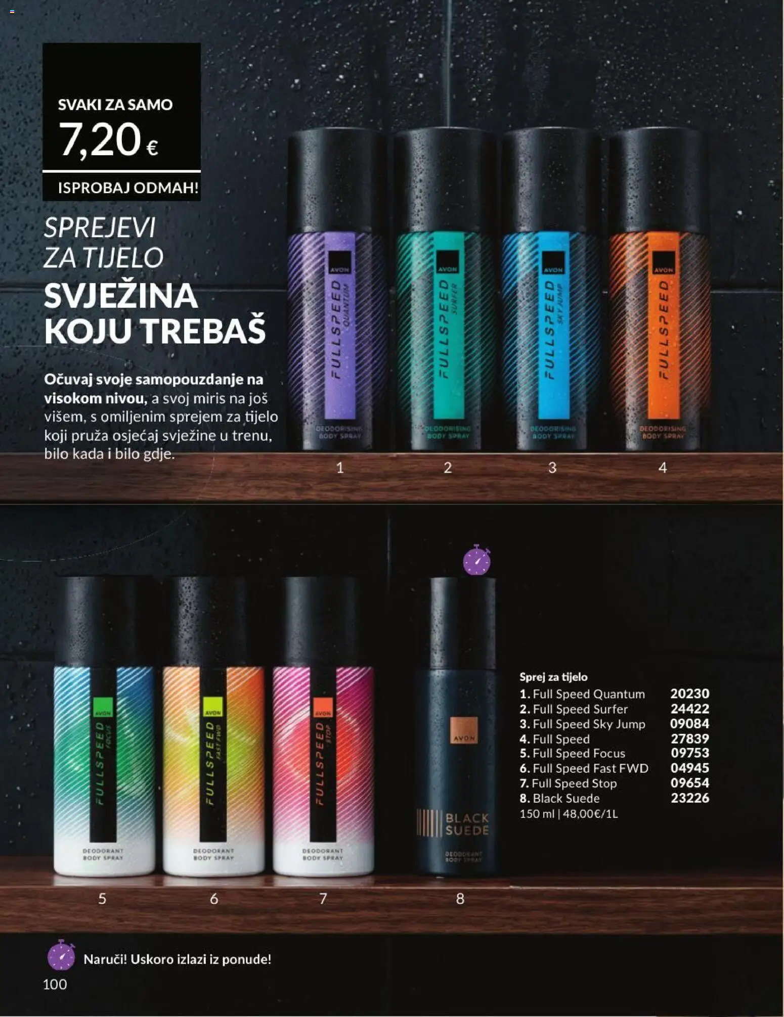 Avon katalog | vrijedi od 30.06.2026 | Stranica: 100 | Proizvodi: Sprej za tijelo, Miris