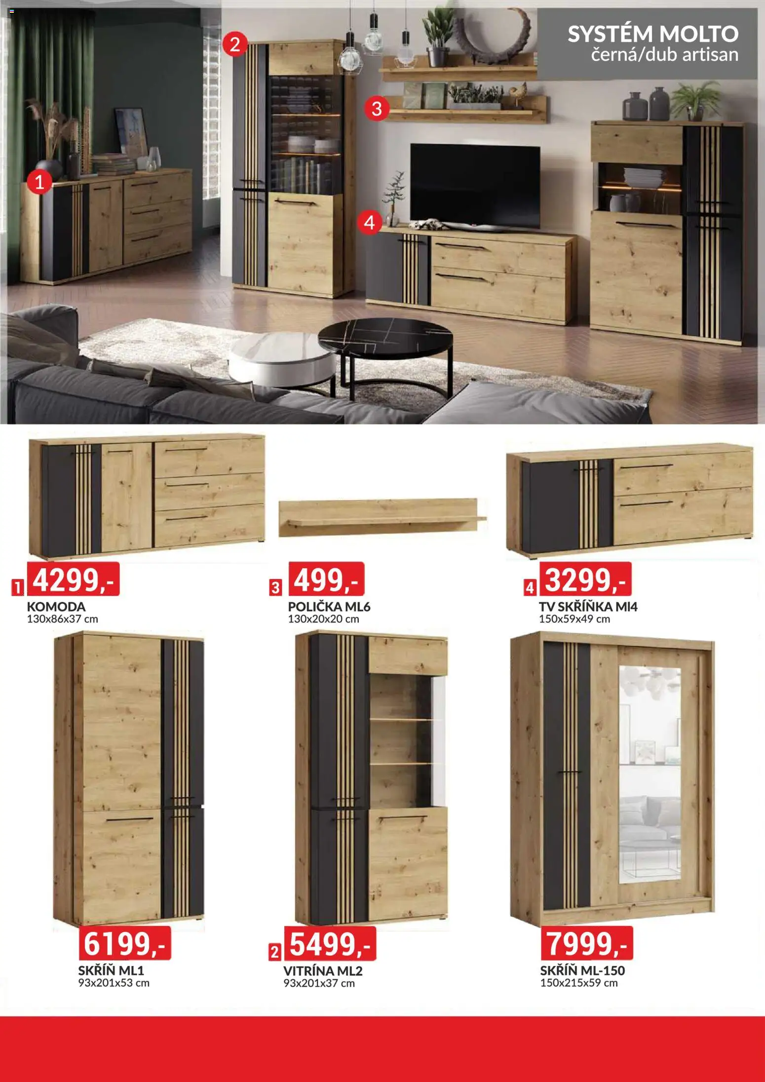 BAUMAX leták - Moderní bydlení od 01.09.2026 | Strana: 30 | Produkty: Tv, Tv skříňka, Skříňka, Skříň