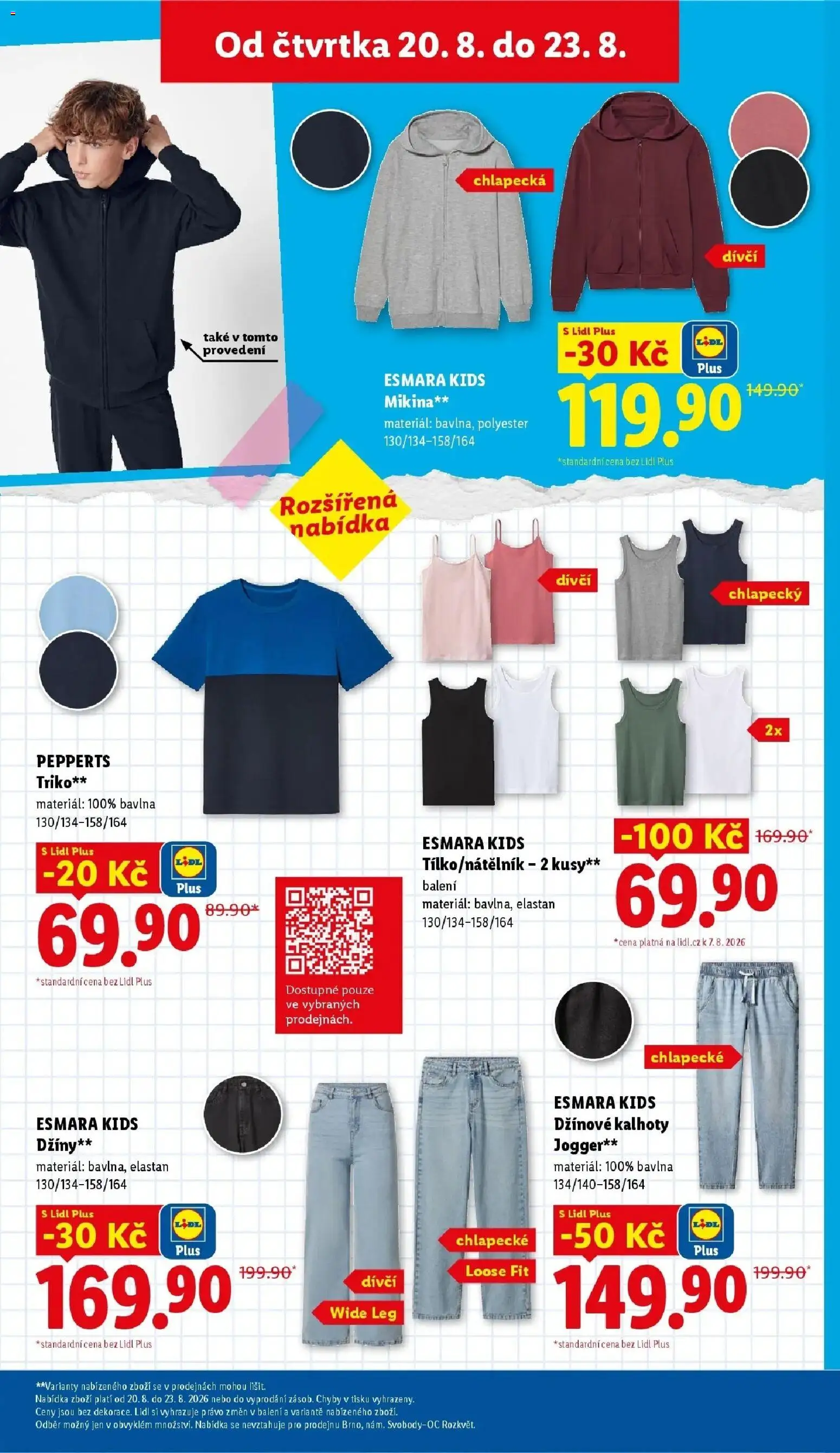 Lidl leták od 20.08.2026 - Nový akční leták | Strana: 37 | Produkty: Mikina, Kalhoty, Džíny