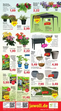 Jawoll Prospekt ab 11.05.2026 gültig | Seite: 16 | Produkte: Korb, Blumentopf, Blumen, Gemüse