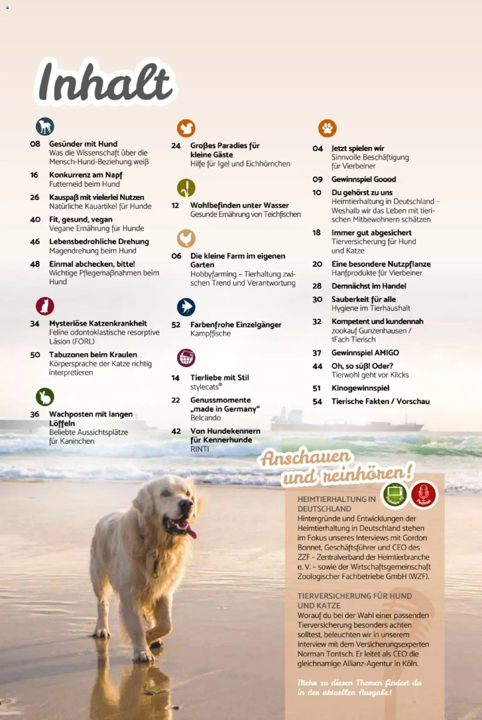 zookauf Heimtier Journal – gültig ab 01.06.2026 | Seite: 3 | Produkte: Kaninchen, Wasser