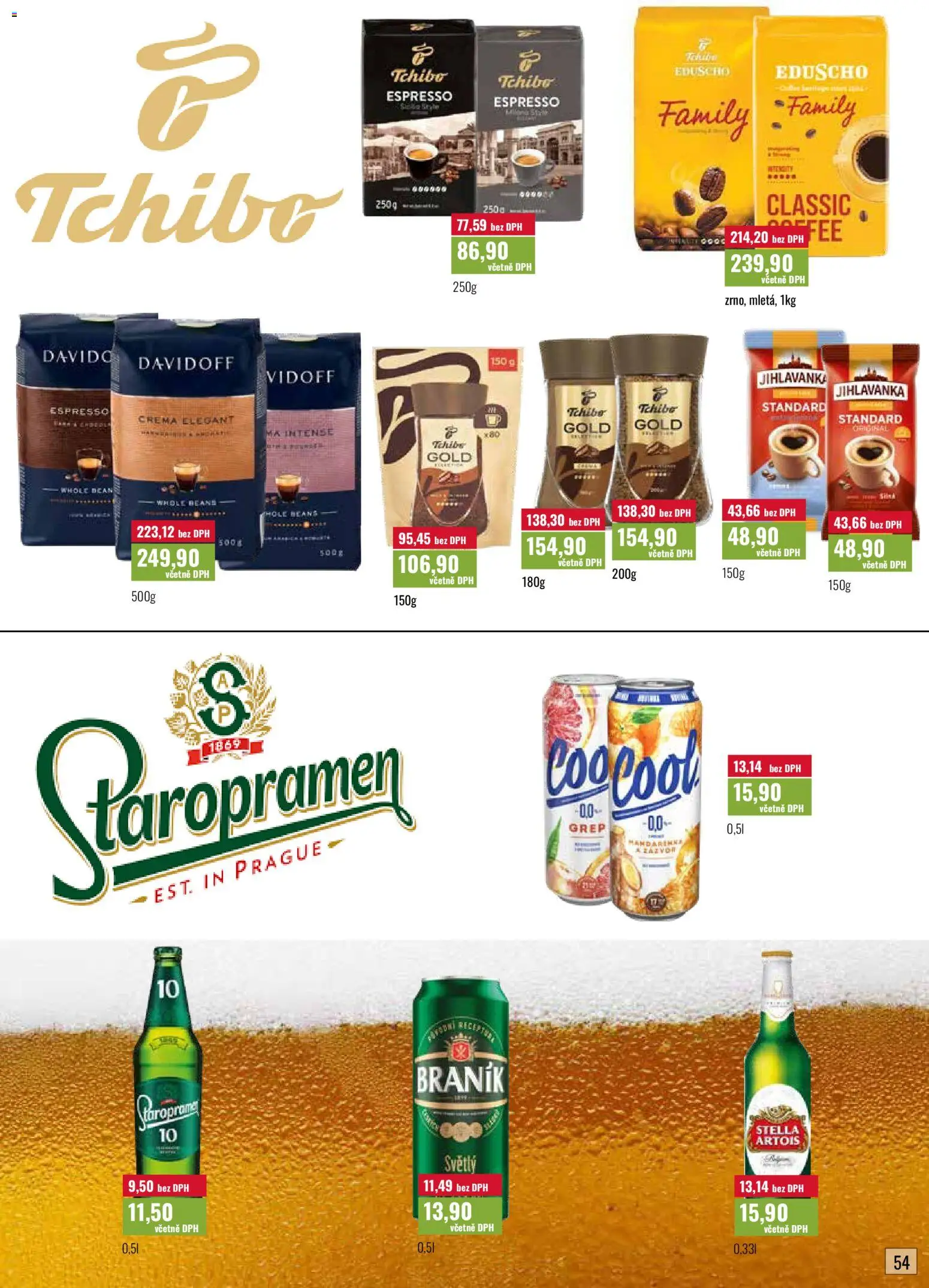 Ratio leták od 01.06.2026 | Strana: 55 | Produkty: Staropramen, Tchibo, Braník, Crema