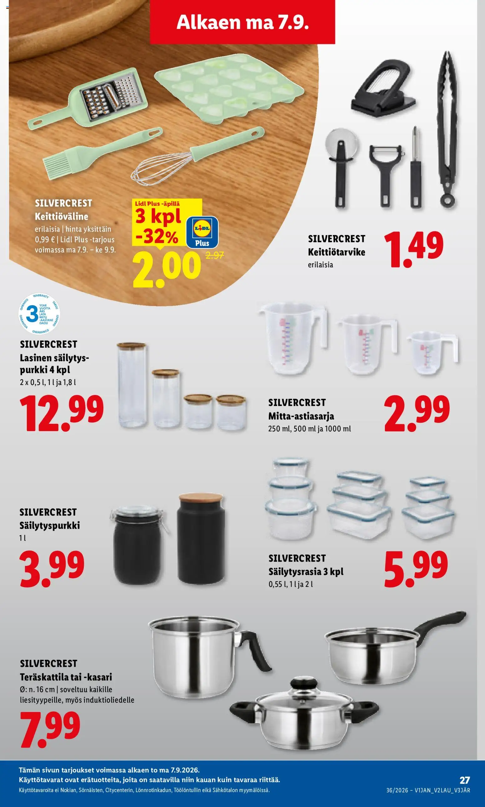 Lidl tarjoukset - Rovaniemi – voimassa 07/09/2026 alkaen | Sivu: 13