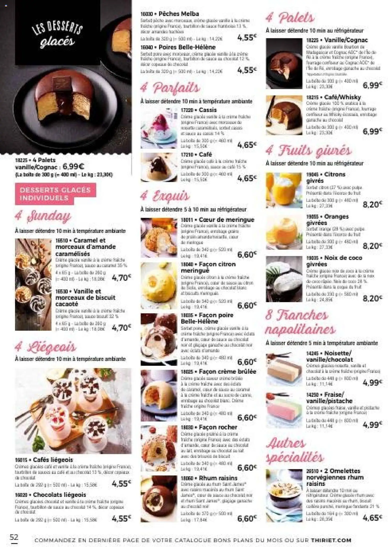 {H1} | Page: 55 | Produits: Whisky, Citron, Réfrigérateur, Crème
