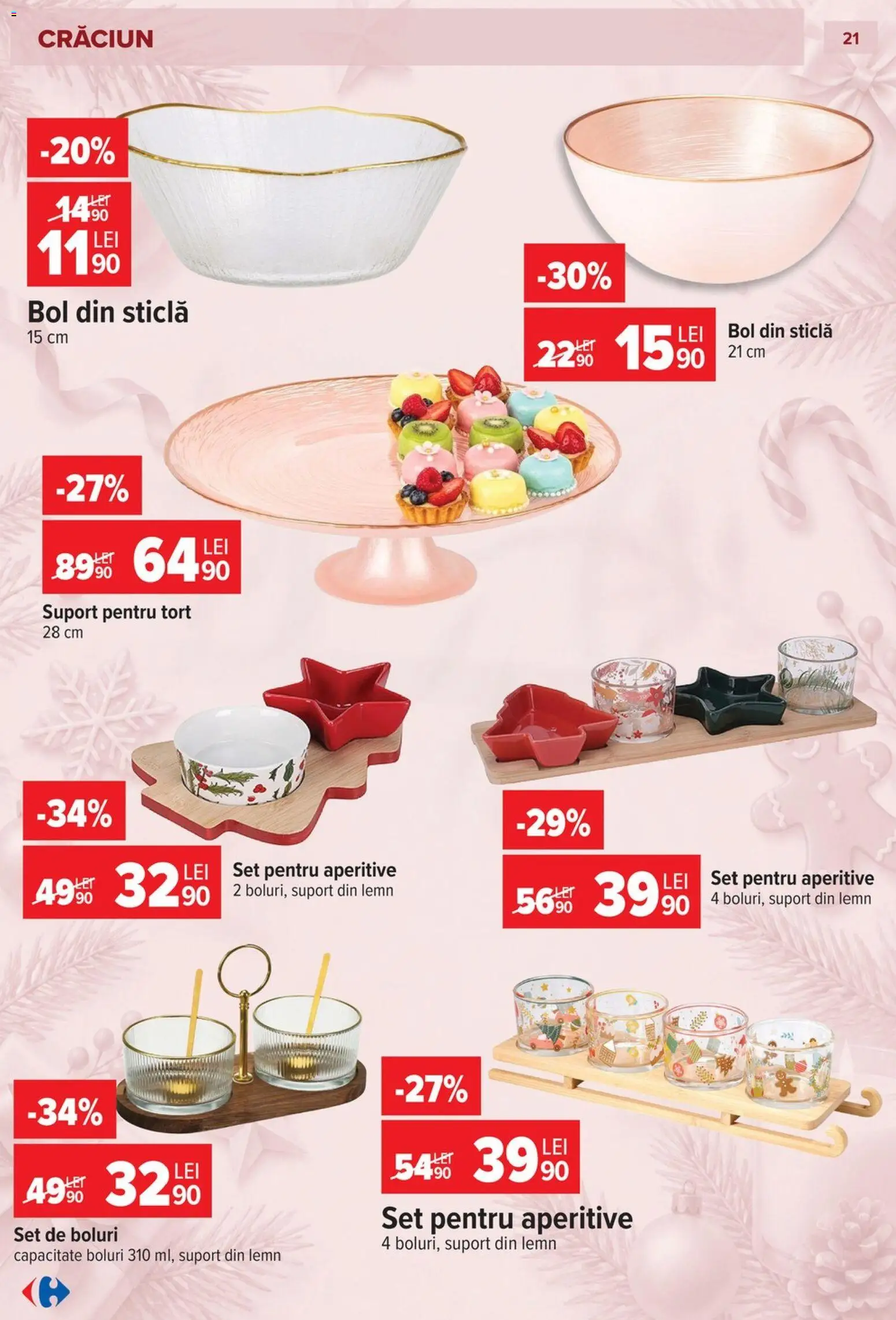 Noul catalog Carrefour – valabil de la 23.09.2026 | Pagină: 21 | Produse: Bol, Tort, Suport