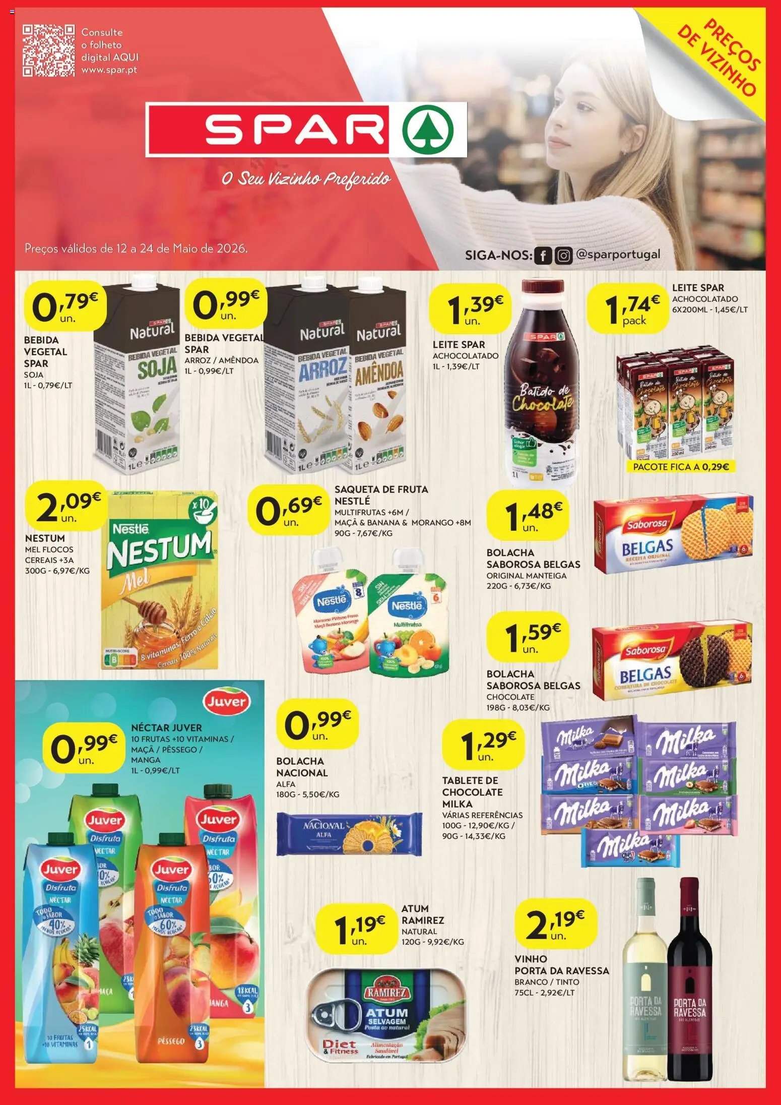 Spar folheto │ válido de 12.05.2026 | Página: 1 | Produtos: Porta, Maça, Vinho, Arroz