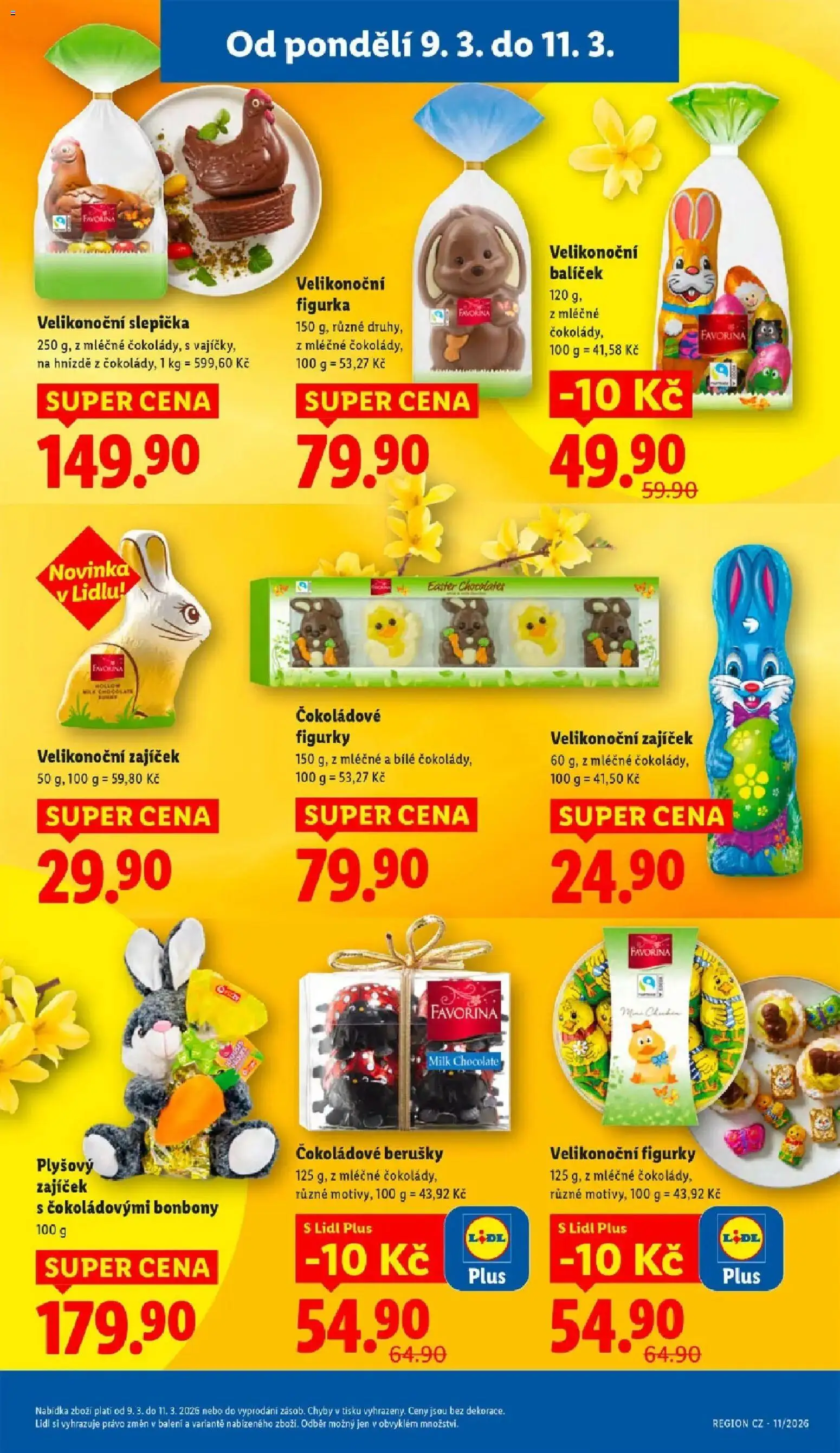 Lidl aktuální leták od 09.03.2026 | Strana: 15 | Produkty: Bonbóny, Figurky, Milk chocolate
