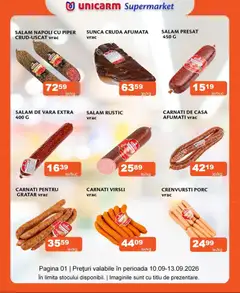 Ofertele Unicarm valabile de la 10.09.2026