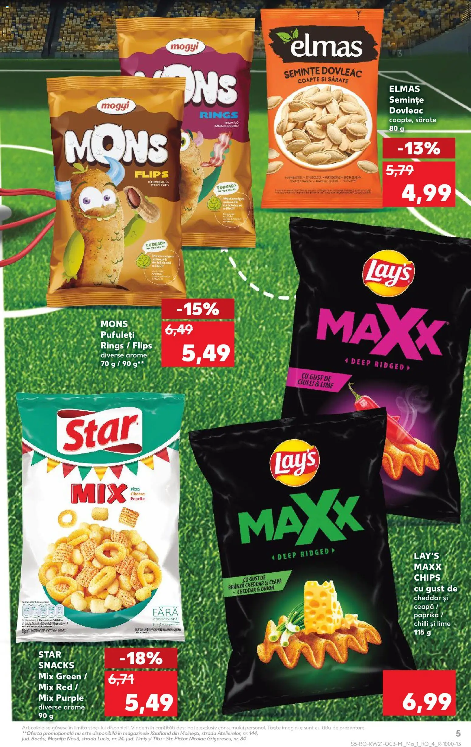 Noul catalog Kaufland – valabil de la 20.05.2026 | Pagină: 5 | Produse: Chilli, Lime, Dovleac, Brânză