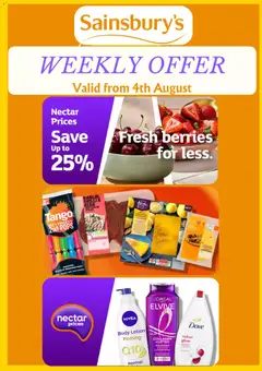Preview of Sainsbury's - Offers valid from 04/08/2026