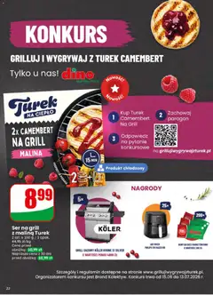 Pogląd oferty "Dino gazetka" - ważna od 24.06.2026 | Strona: 22 | Produkty: Malina, Grill gazowy, Camembert, Ser