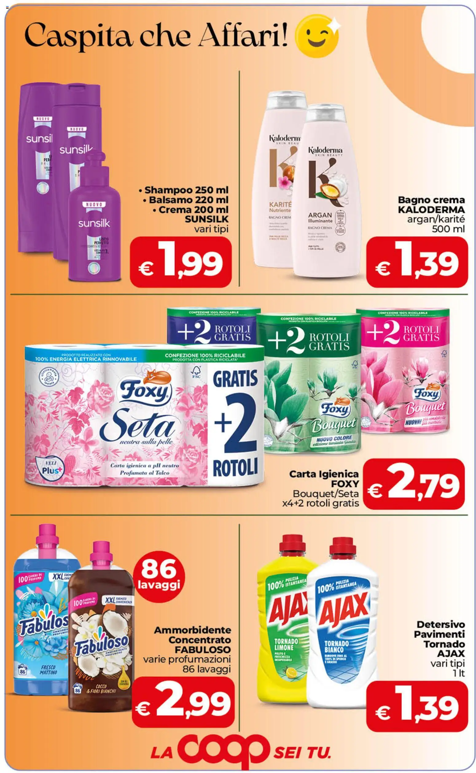 Volantino COOP del 22/09/2026 | Pagina: 5 | Prodotti: Illuminante, Balsamo, Cocco, Bagno