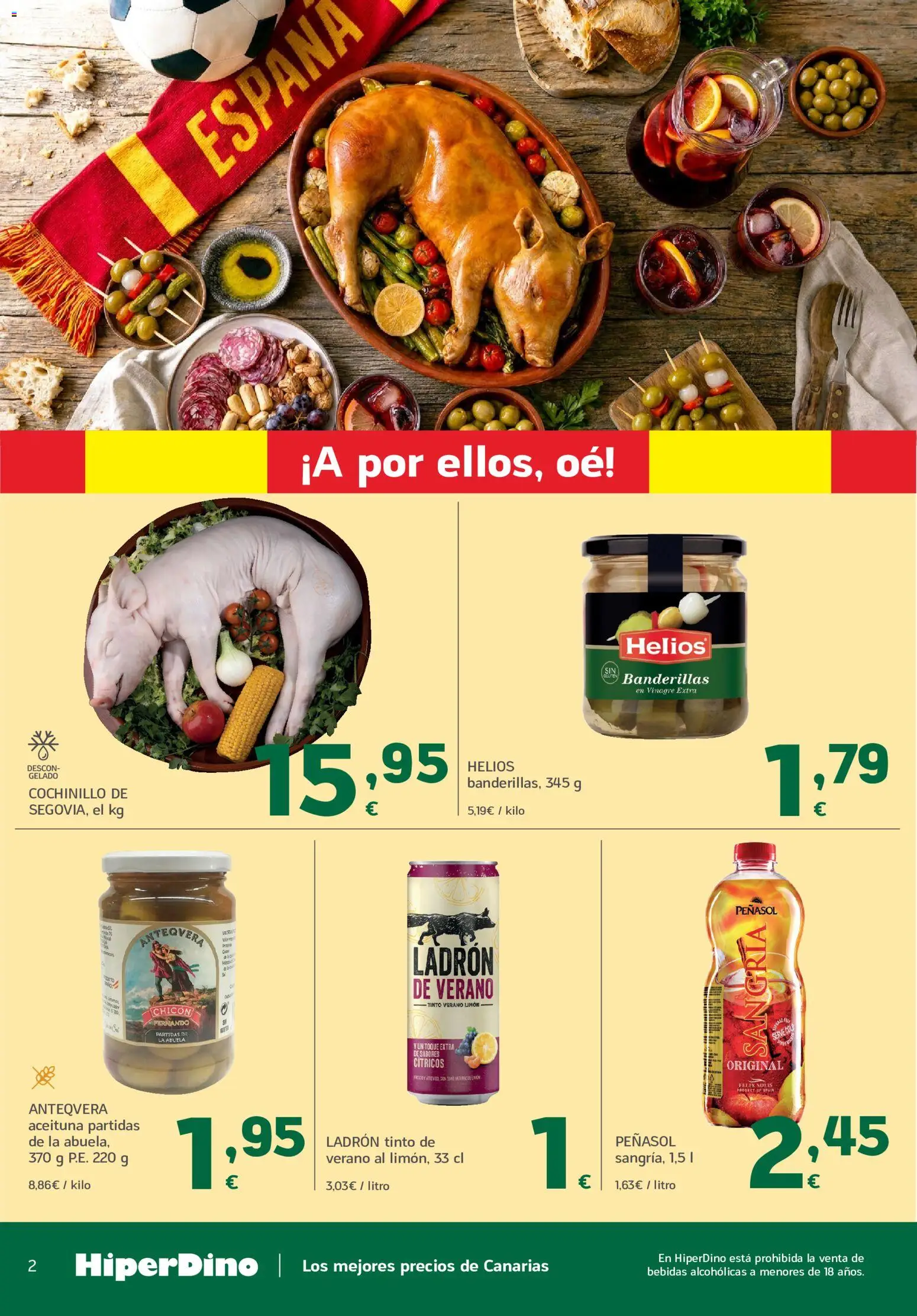 HiperDino folleto │ válido desde el 09.06.2026 | Página: 2 | Productos: Δεξαμενή