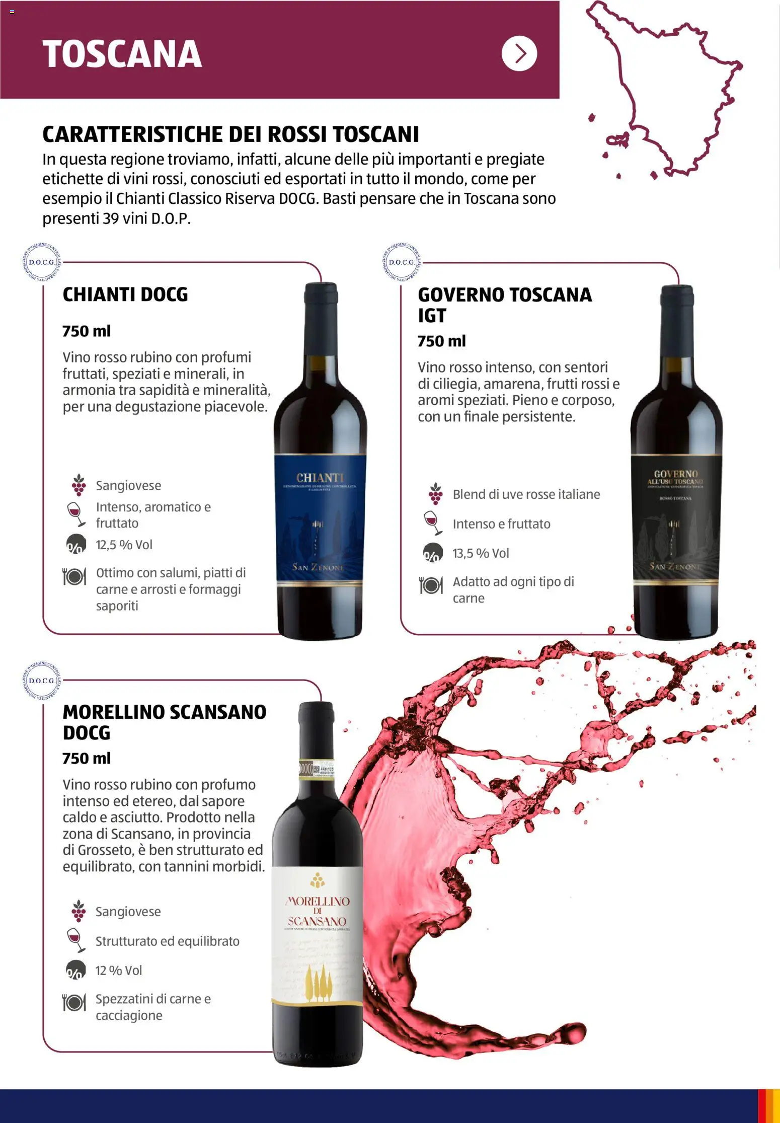 Volantino Aldi del 12/01/2026 | Pagina: 14 | Prodotti: Piatti, Profumi, Vino rosso, Profumo