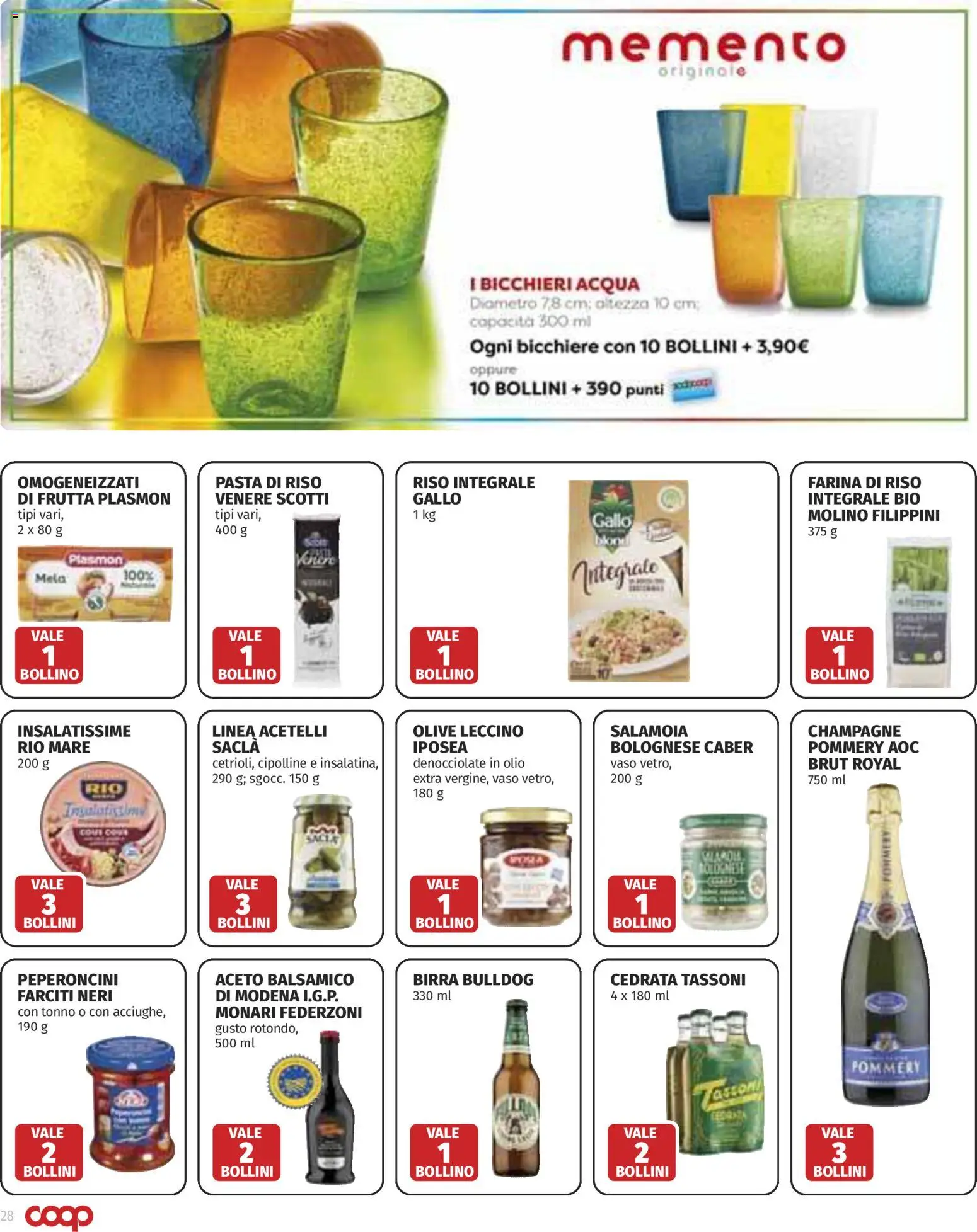 Volantino COOP del 09/07/2026 | Pagina: 28 | Prodotti: Frutta, Olio, Farina, Champagne