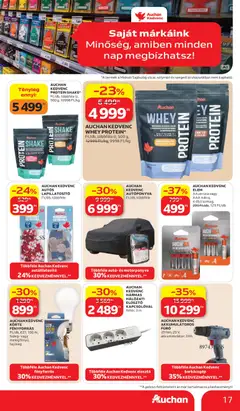 Többféle Auchan Kedvenc elosztó, 30% KEDVEZMÉNNYEL.** - amely érvényes a következő dátumtól: 2026.10.15. | Oldal: 17