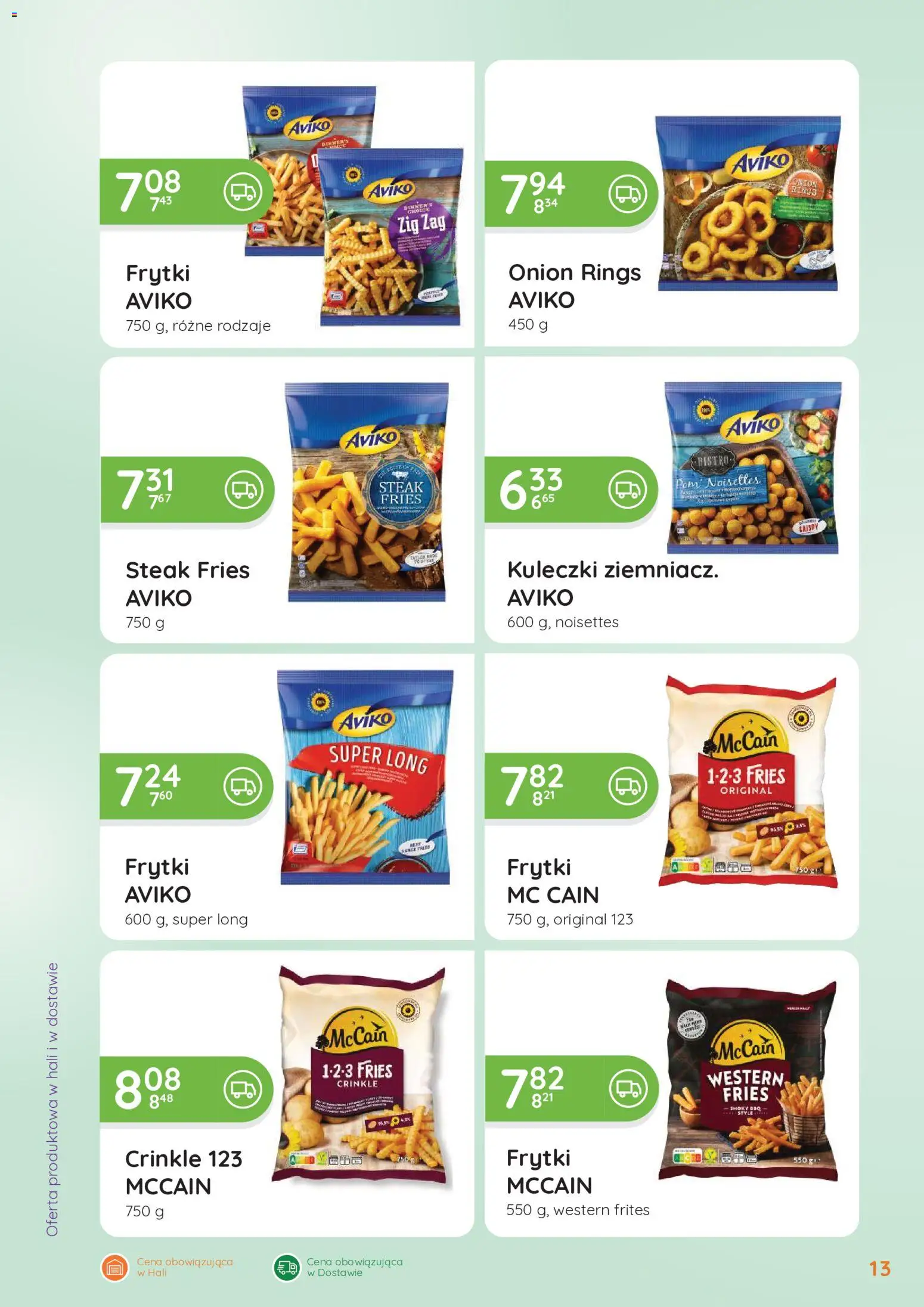 Eurocash gazetka - Oferta Handlowa od 04.05.2026 | Strona: 13 | Produkty: Frytki