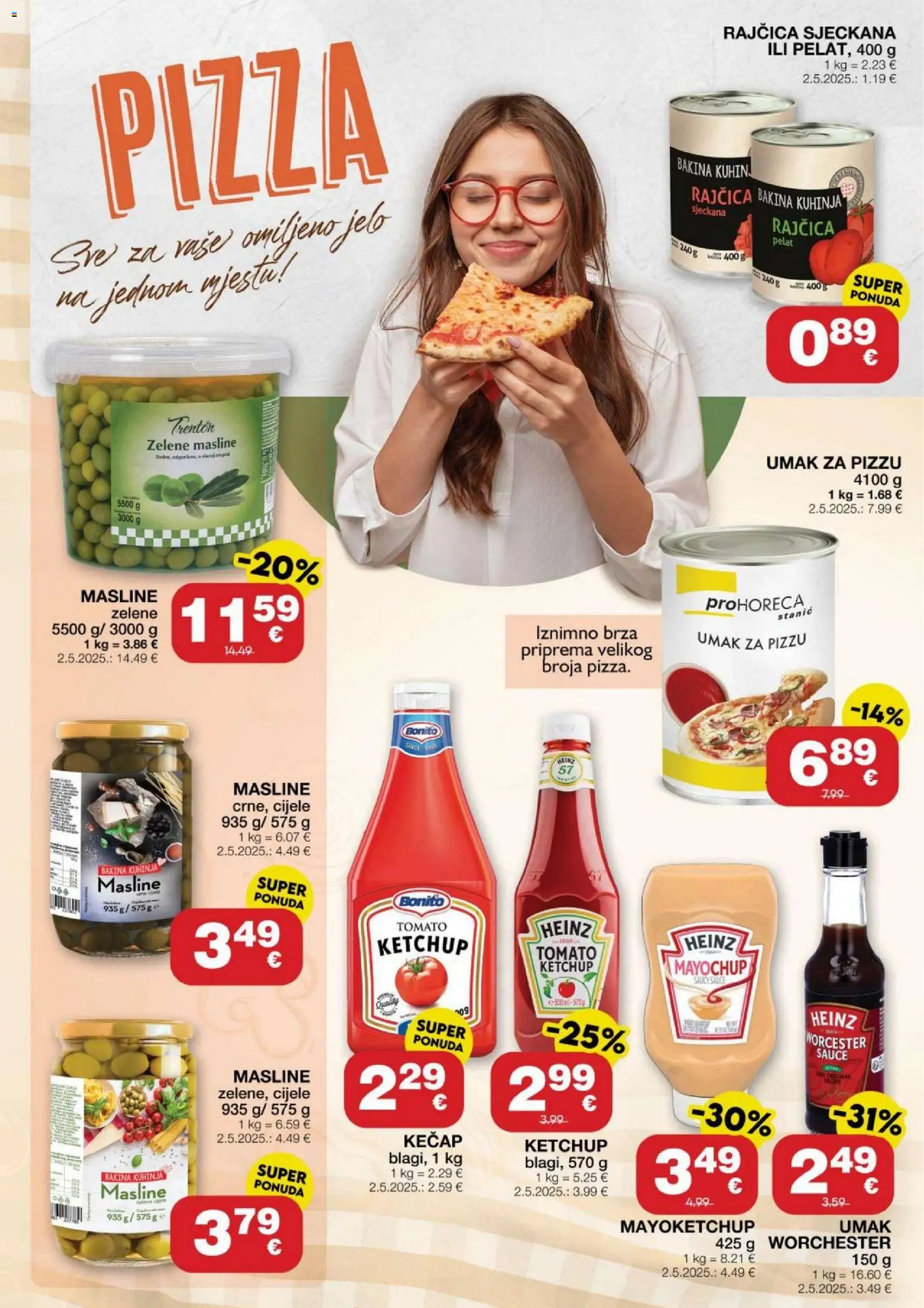 Stanić Diskont katalog | vrijedi od 01.10.2026 | Stranica: 4 | Proizvodi: Pizza, Masline, Umak, Kuhinja