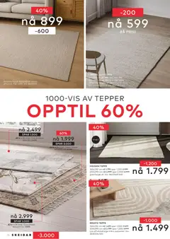 Forhåndsvisning av Skeidar kundeavis gyldig fra 18.05.2026 | Side: 26 | Produkter: Lys, Teppe
