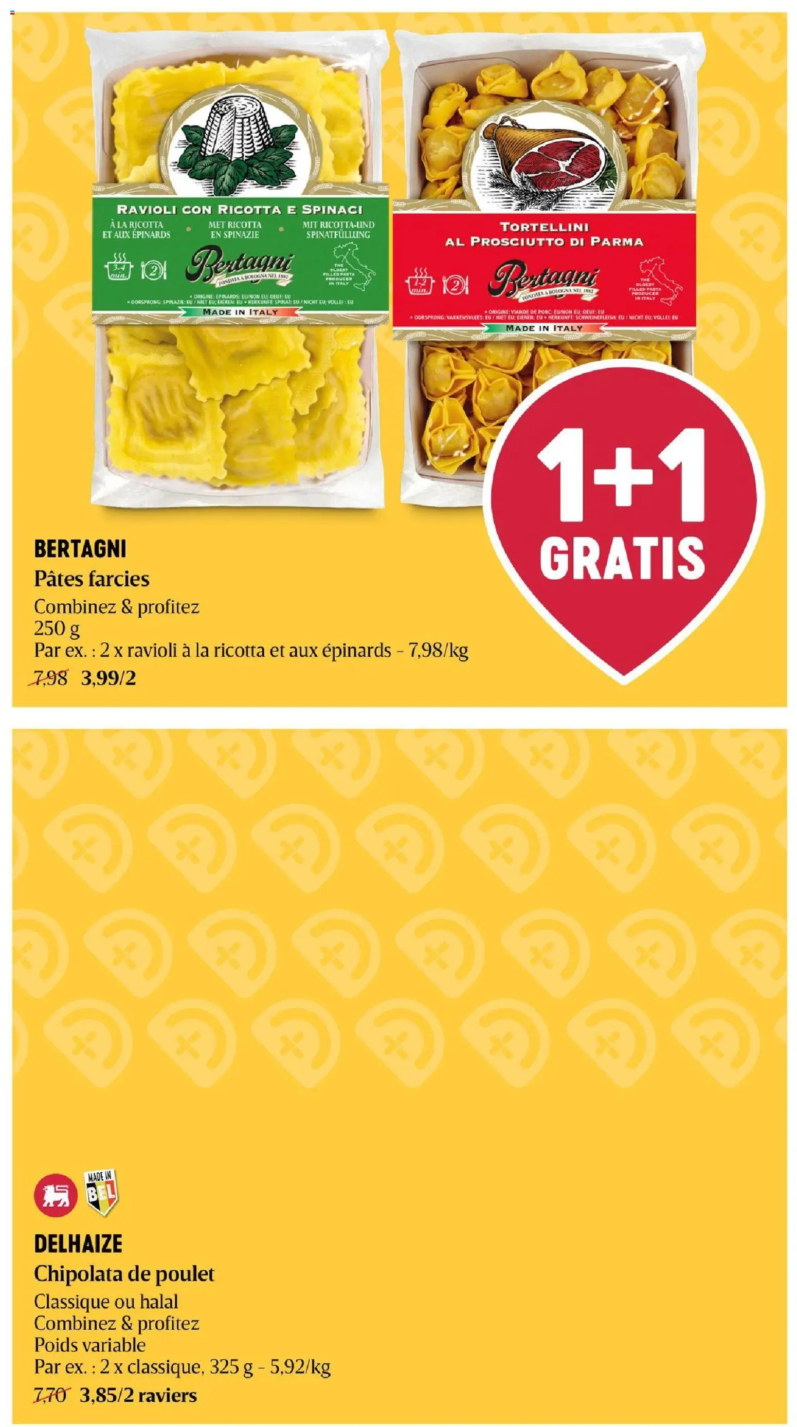 {H1} | Pagina: 6 | Producten: Chipolata, Ricotta, La, Spinazie