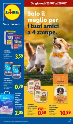 Anteprima del volantino Lidl volantino Amici valido a partire dal 23/07/2026