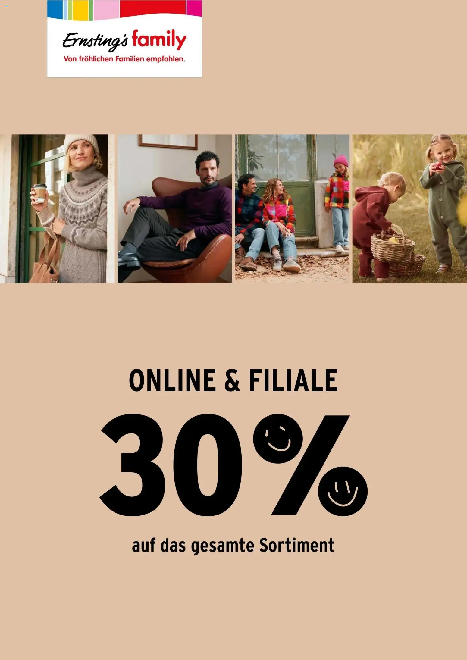Ernsting's family - Ernsting's family: 30% auf das gesamte Sortiment (ab 15.10.2026) zum Blättern | Seite: 1