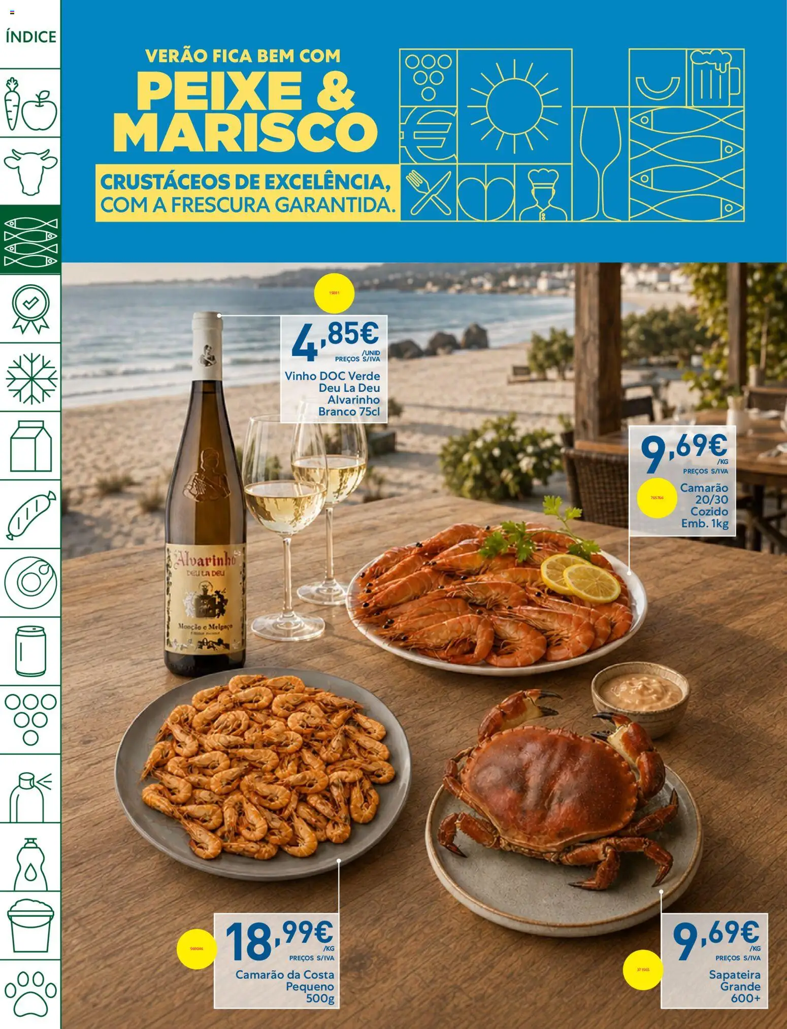 Recheio folheto │ válido de 11/08/2026 | Página: 4 | Produtos: Camarão, Vinho, Sapateira, Peixe