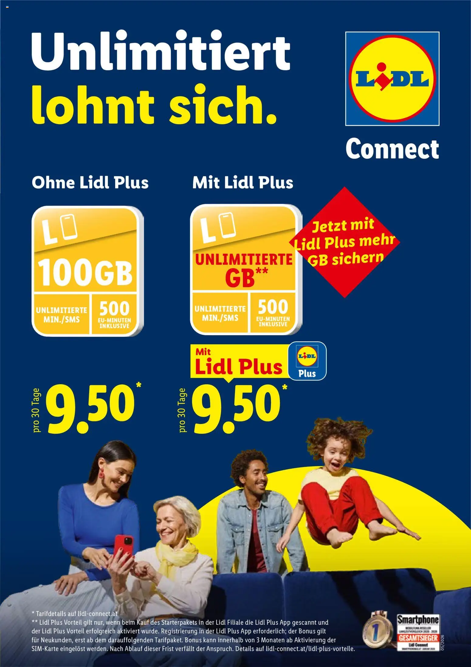 Lidl - Lidl Connect gültig ab 03.09.2026 | Seite: 1 | Produkte: Smartphone