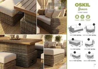 Pré-visualização Espaço Casa folheto Ar Livre 2026 válido de 07.03.2026 | Página: 63 | Produtos: Banco, Sofá, Mesa