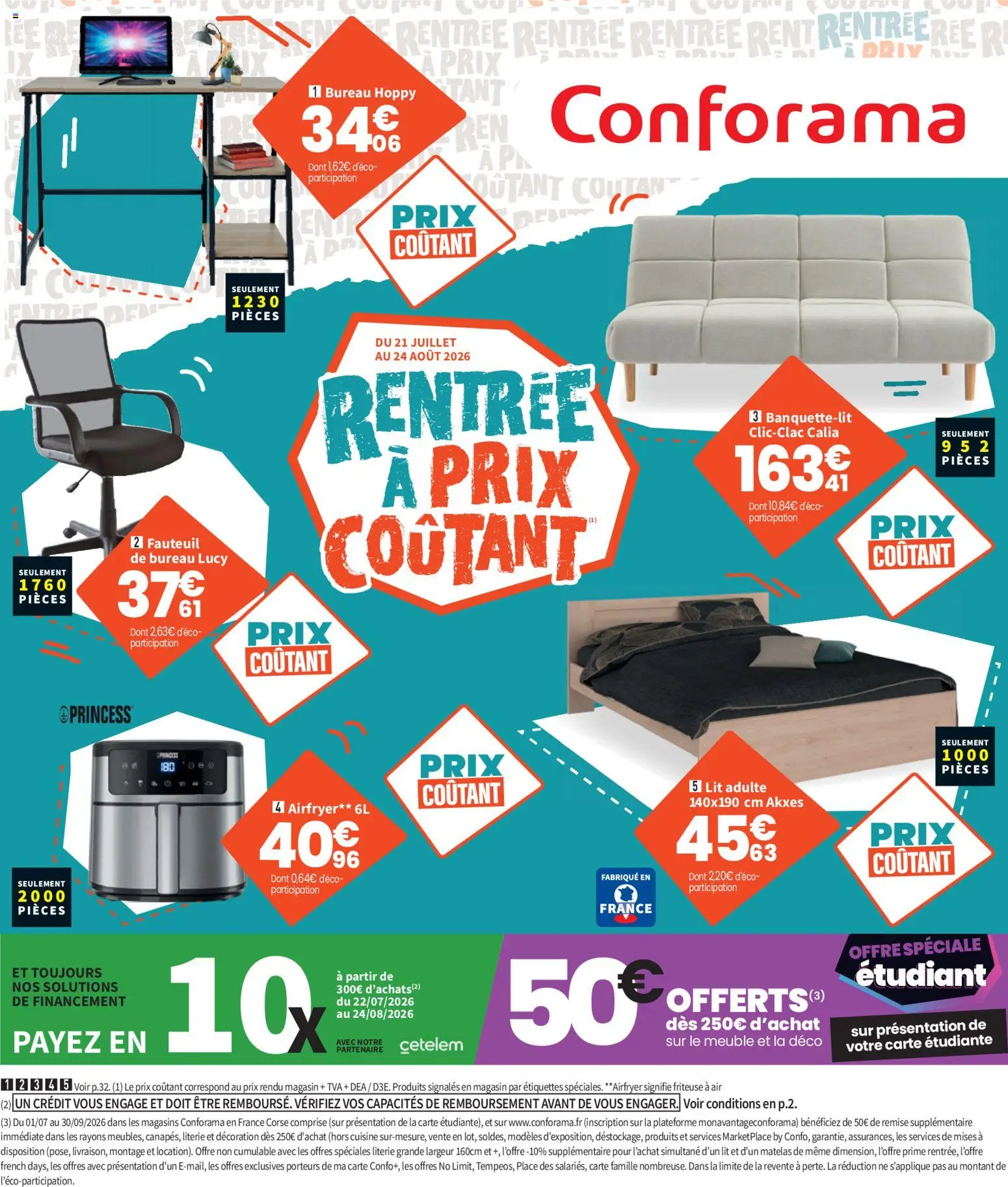 {H1} | Page: 1 | Produits: Bureau, Friteuse, Fauteuil, Literie