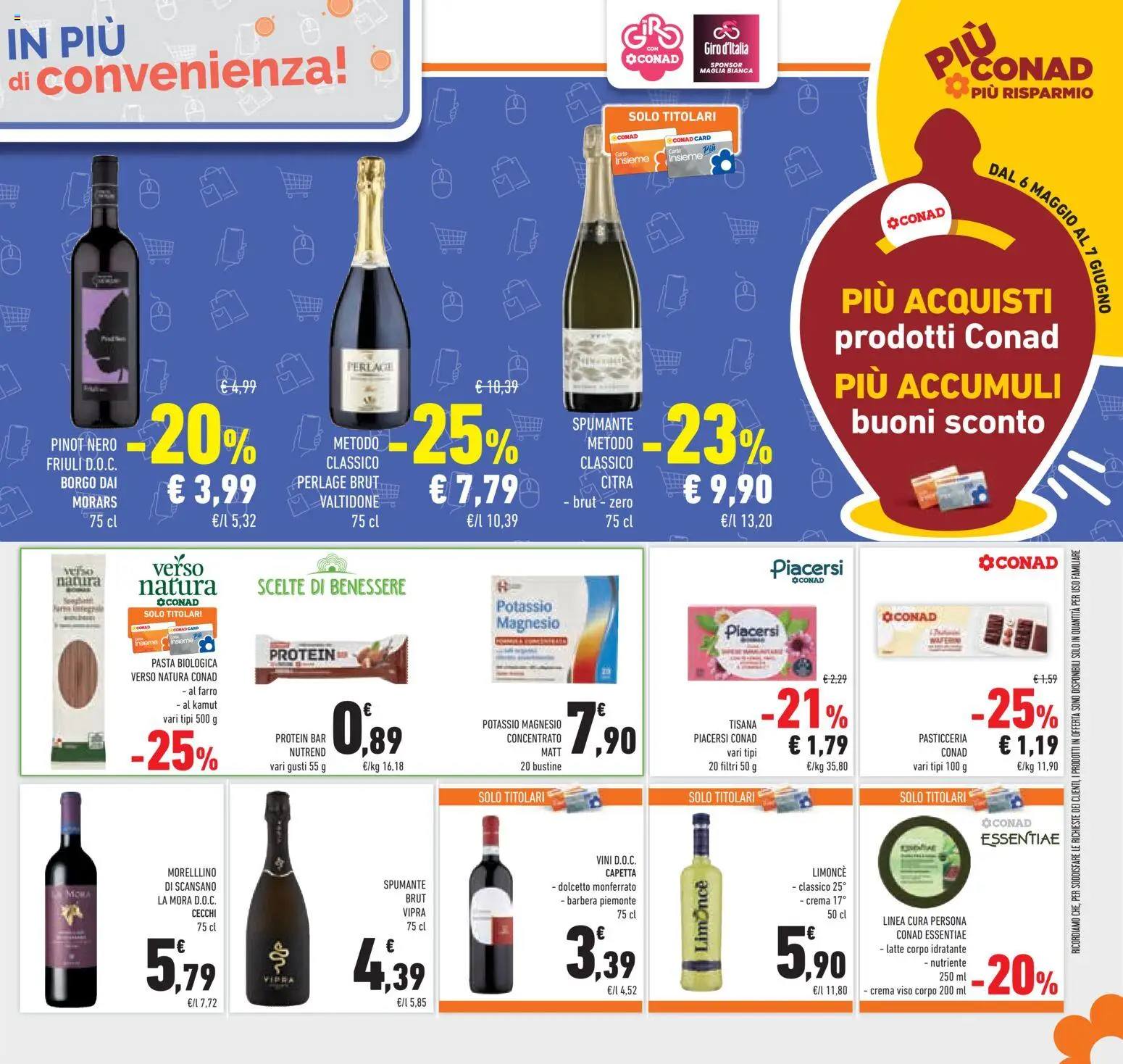 Volantino Conad del 20.05.2026 | Pagina: 41 | Prodotti: Crema, Crema viso, Latte, Pasta