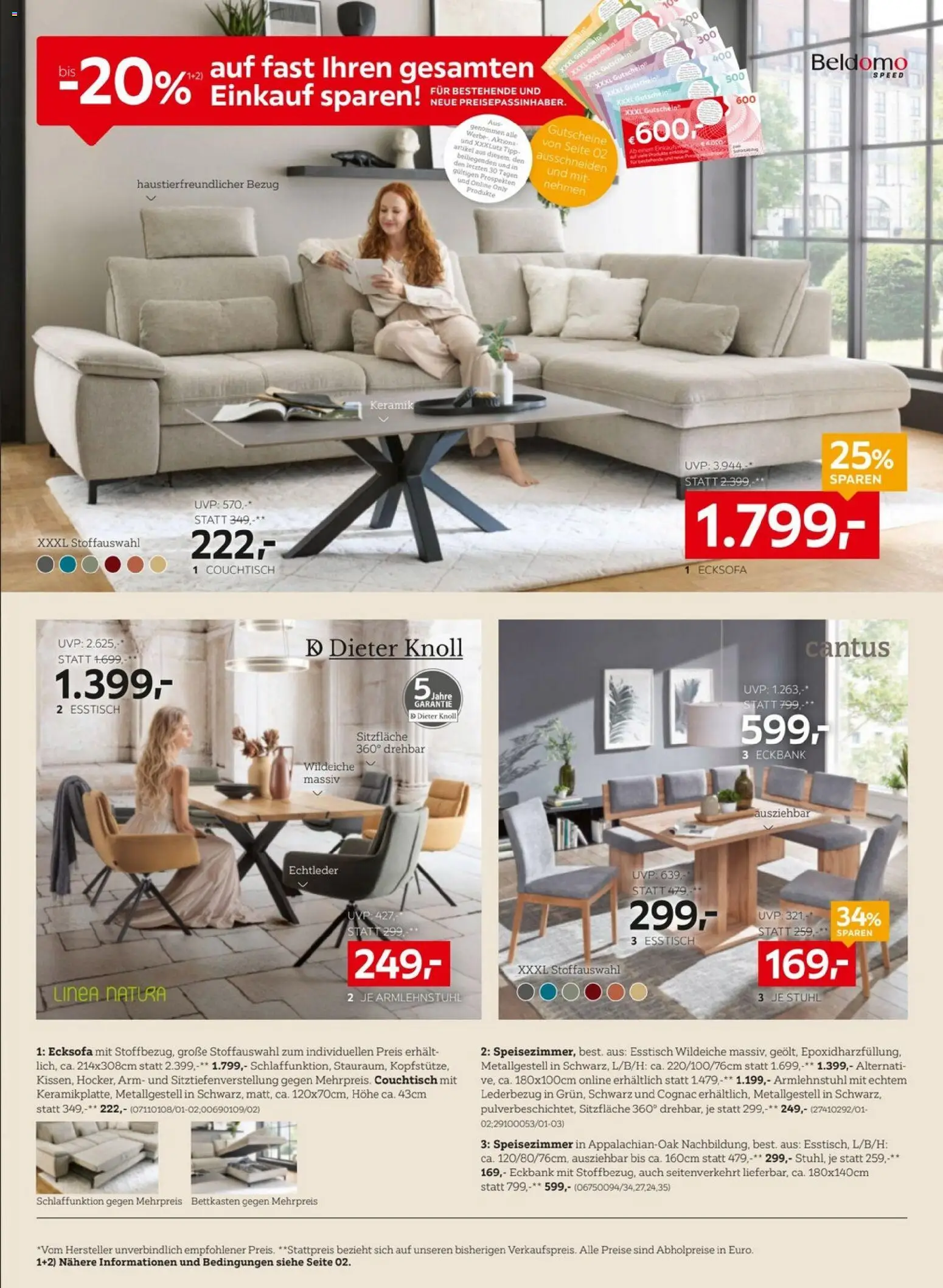 XXXLutz Prospekt aktuell gültig ab 25.08.2026 | Seite: 4 | Produkte: Couchtisch, Stuhl
