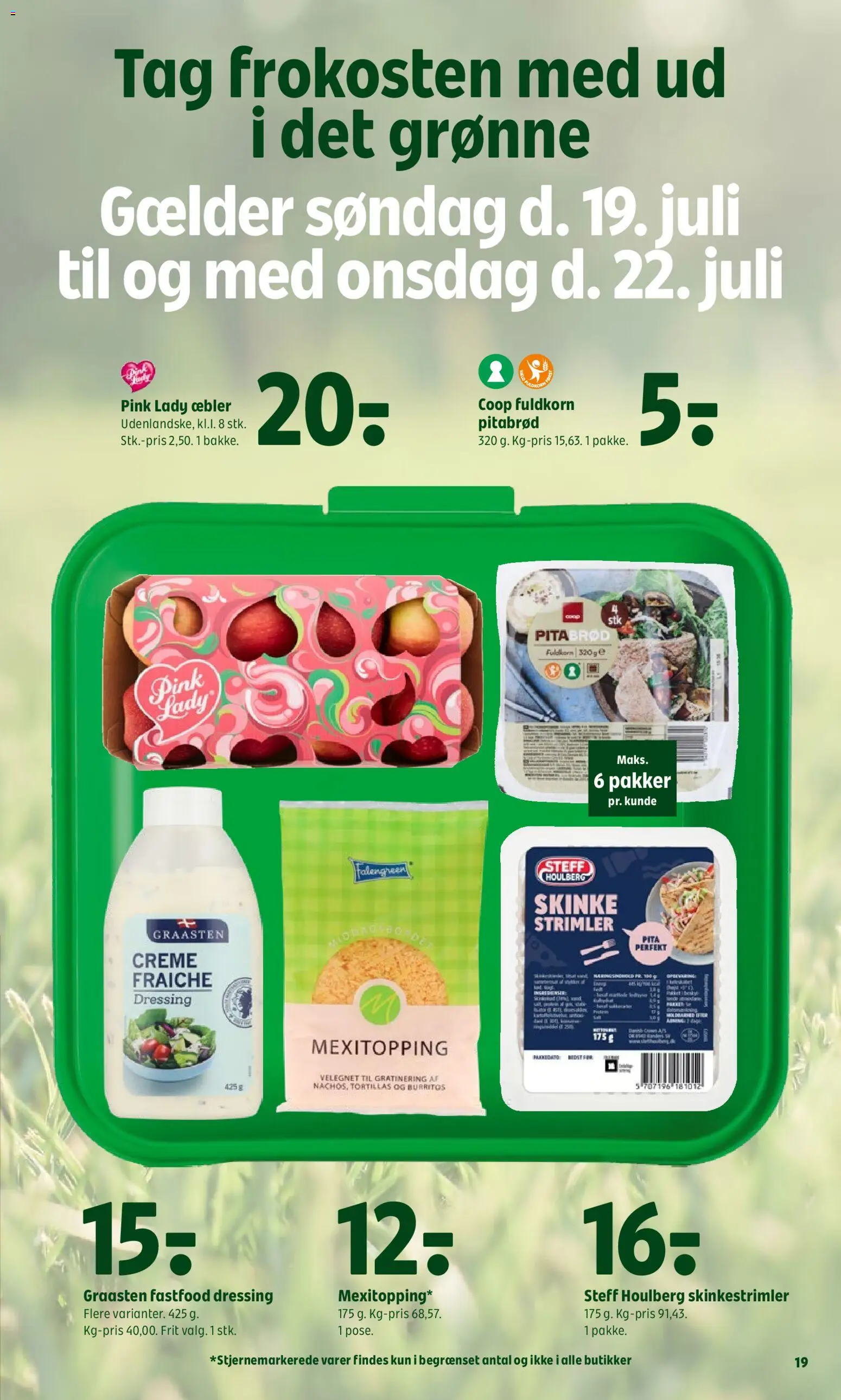 Coop 365 tilbudsavis – gyldig fra 16/07/2026 | Side: 25 | Produkter: Creme, Skinke, Creme fraiche, Dressing