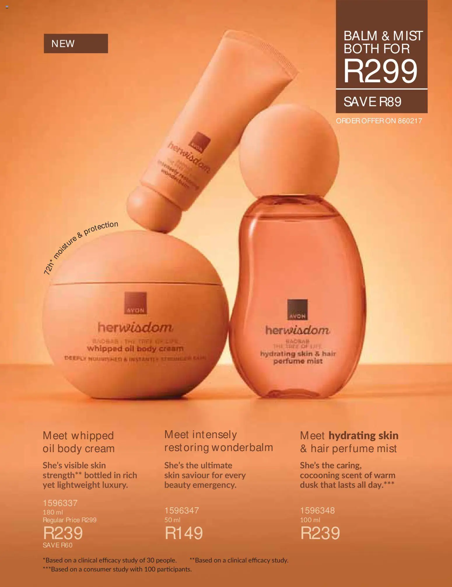 New Avon catalogue – valid from 01/10/2026 | Page: 3 | Products: Oil, Perfume, Cream, Body cream