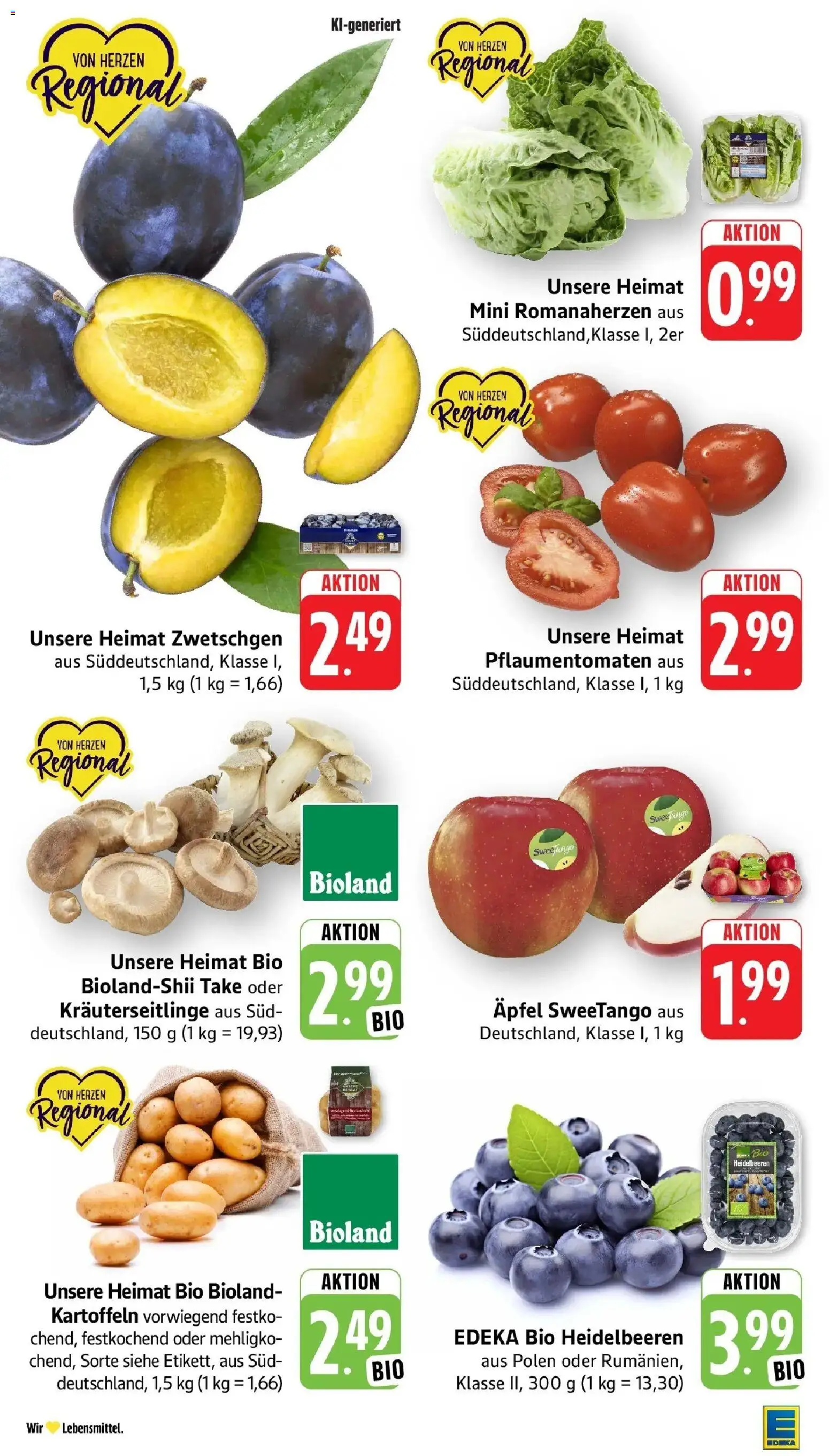 E center Prospekt Singen (ab 17.08.2026) zum Blättern | Seite: 10 | Produkte: Äpfel, Zwetschgen, Heidelbeeren, Kartoffeln