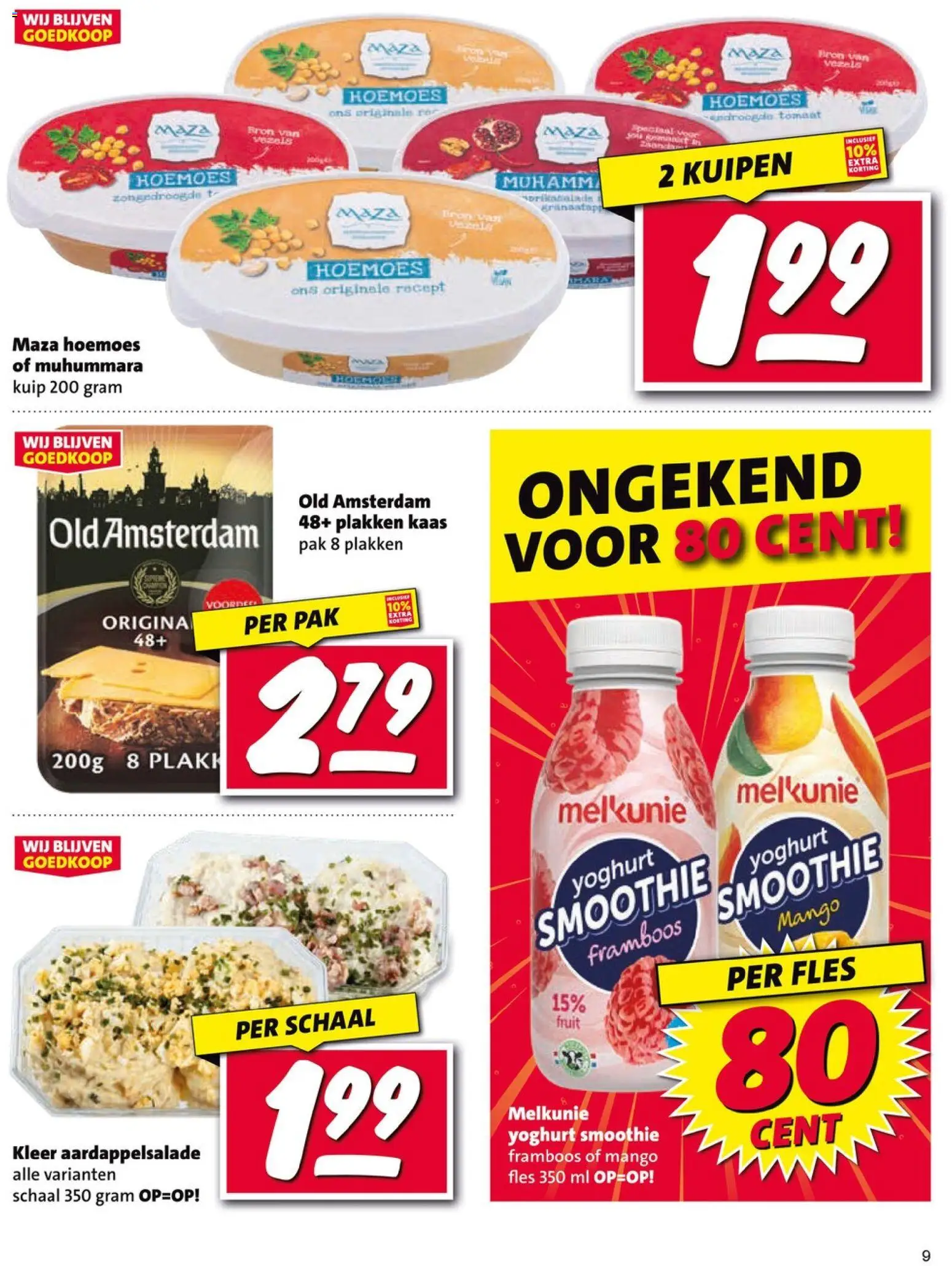 {H1} | Pagina: 9 | Producten: Kaas, Yoghurt, Schaal, Mango