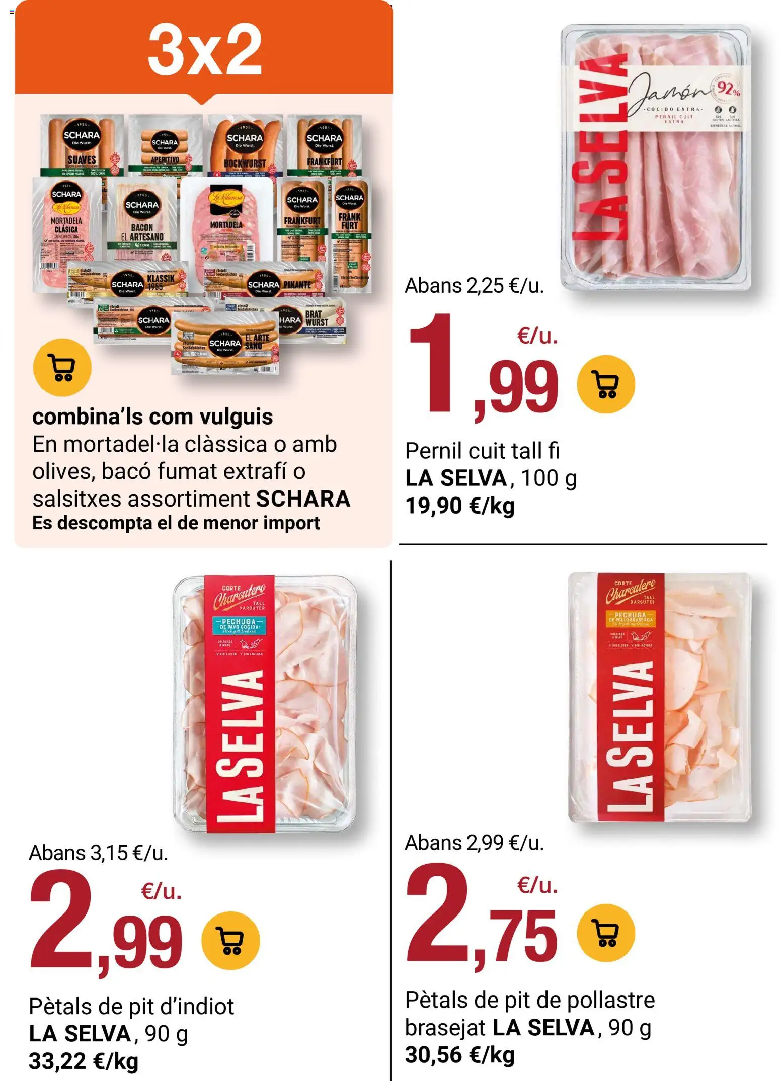 Bonpreu folleto │ válido desde el 15/09/2026 | Página: 76 | Productos: Mortadela, Carne, Bacon, Pavo