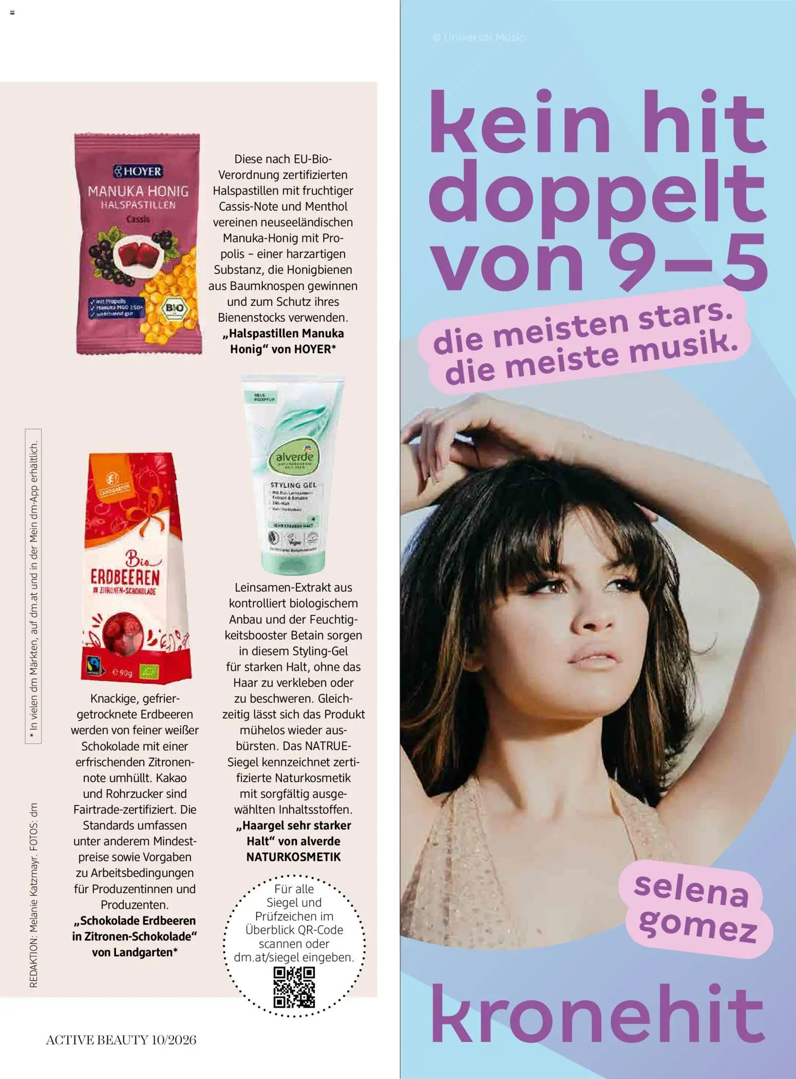 dm drogerie markt Magazin October 2026 gültig ab 01.10.2026 | Seite: 115 | Produkte: Erdbeeren, Schokolade