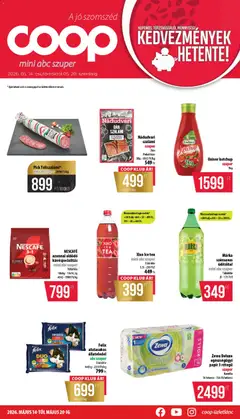 COOP - Mini & Abc & Szuper / Nyírzem - amely érvényes a következő dátumtól: 14.05.2026