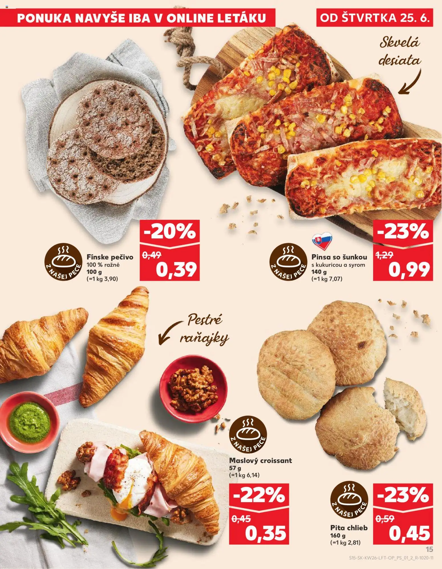 Kaufland SK akciós ujság - amely érvényes a következő dátumtól: 2026.06.25. | Oldal: 15