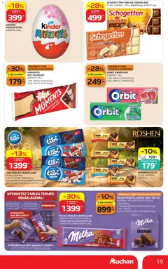 Auchan Kedvenc Márkáink - amely érvényes a következő dátumtól: 2026.09.10. | Oldal: 19