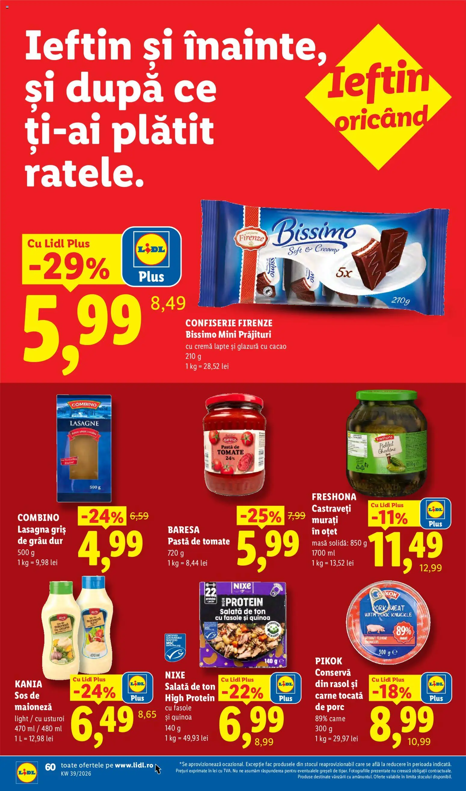 Noul catalog Lidl – valabil de la 21.09.2026 | Pagină: 60